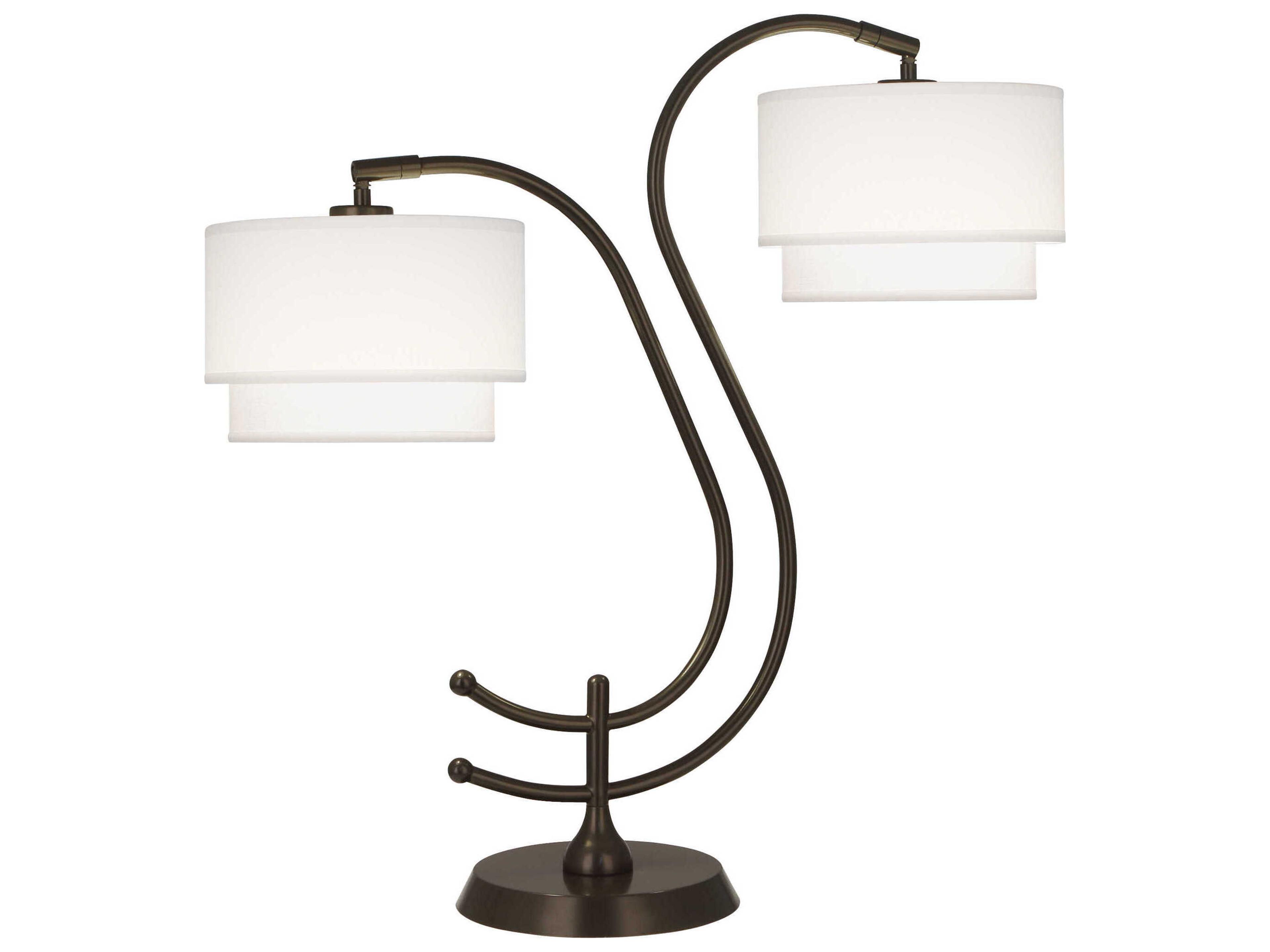 Robert Abbey Charlee Dark Bronze Buffet Lamp