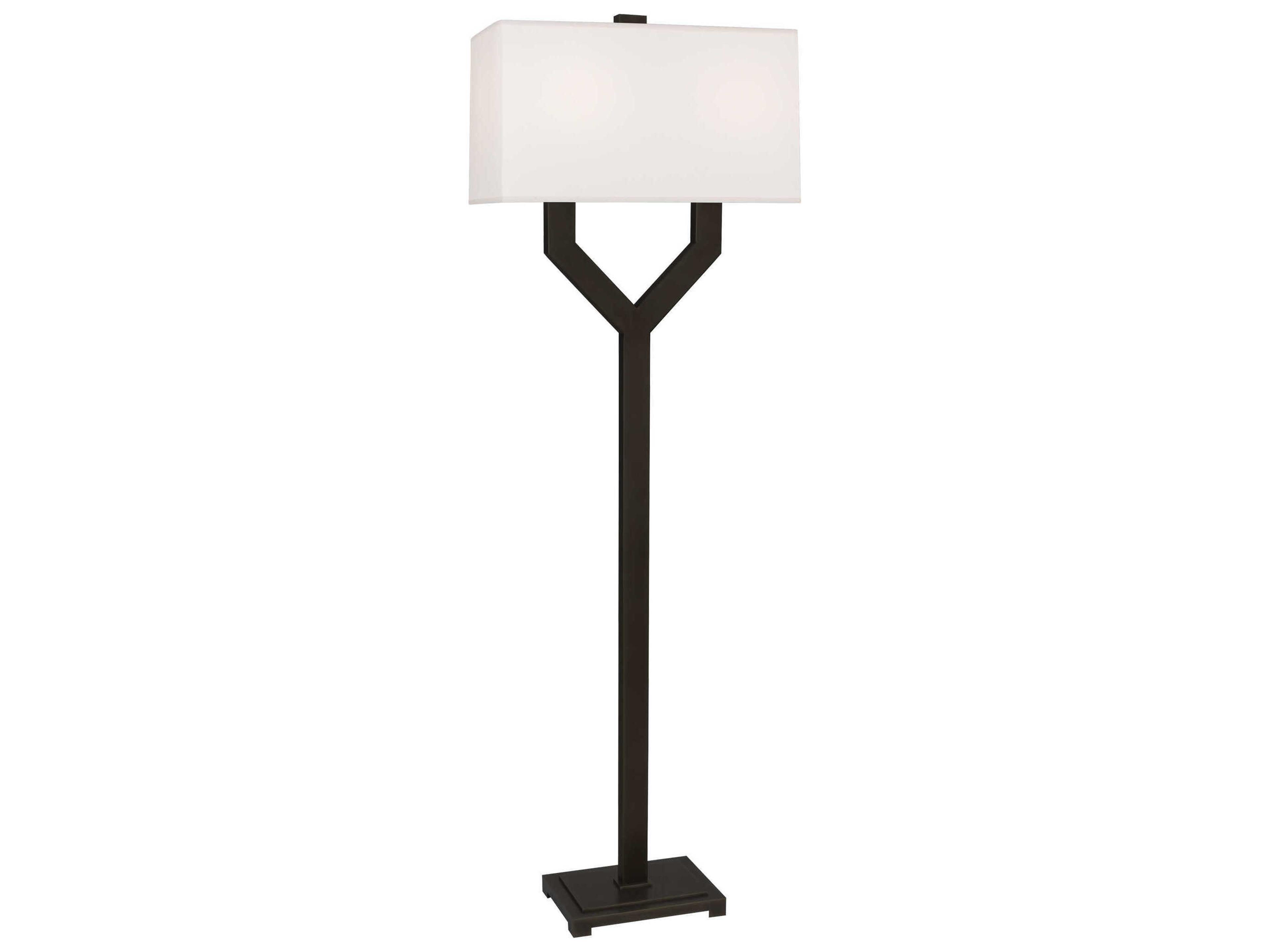 Robert Abbey Valerie Deep Patina Bronze Floor Lamp