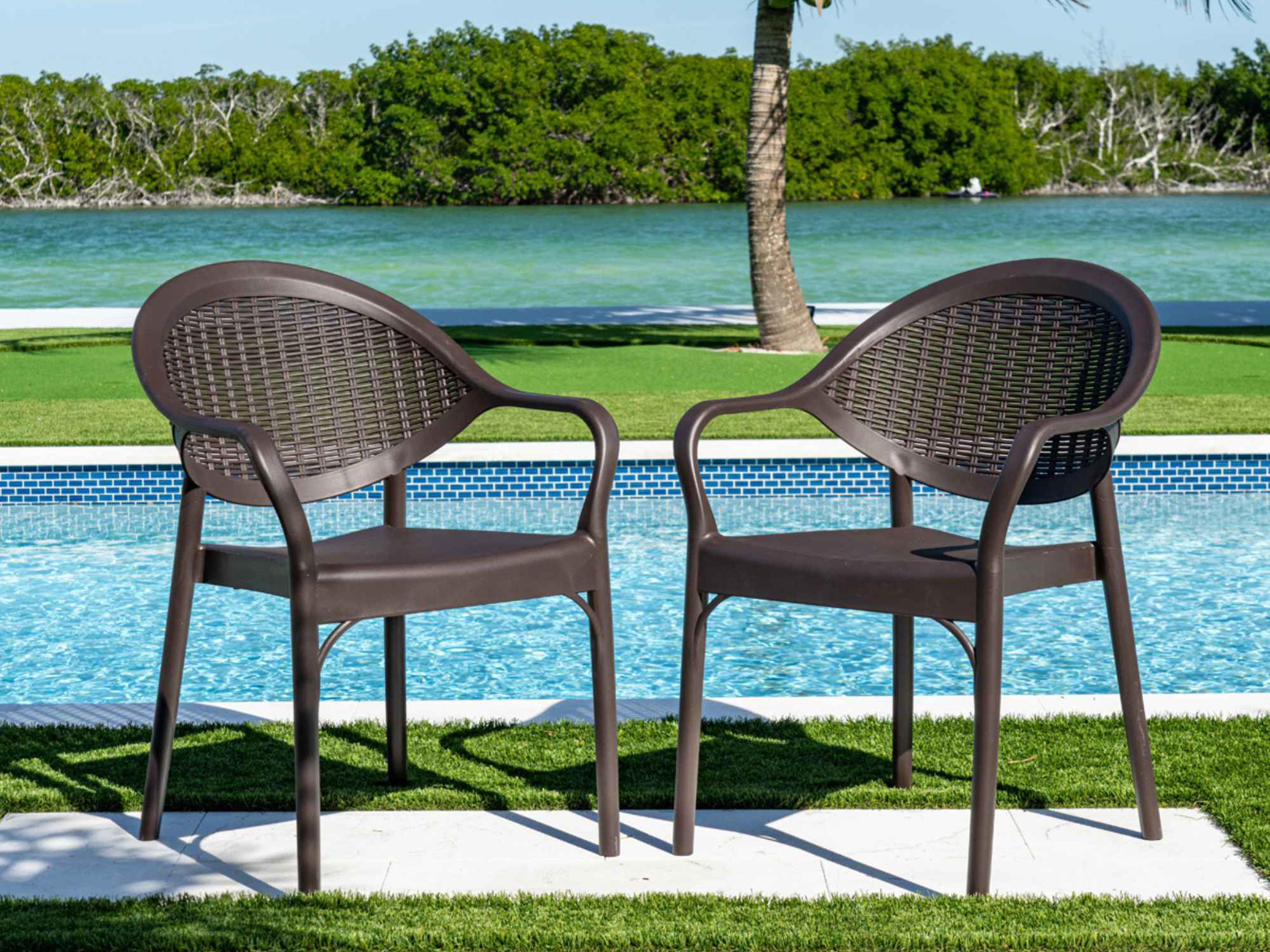 Rainbow Outdoor Mona Polypropylene Dining Chair