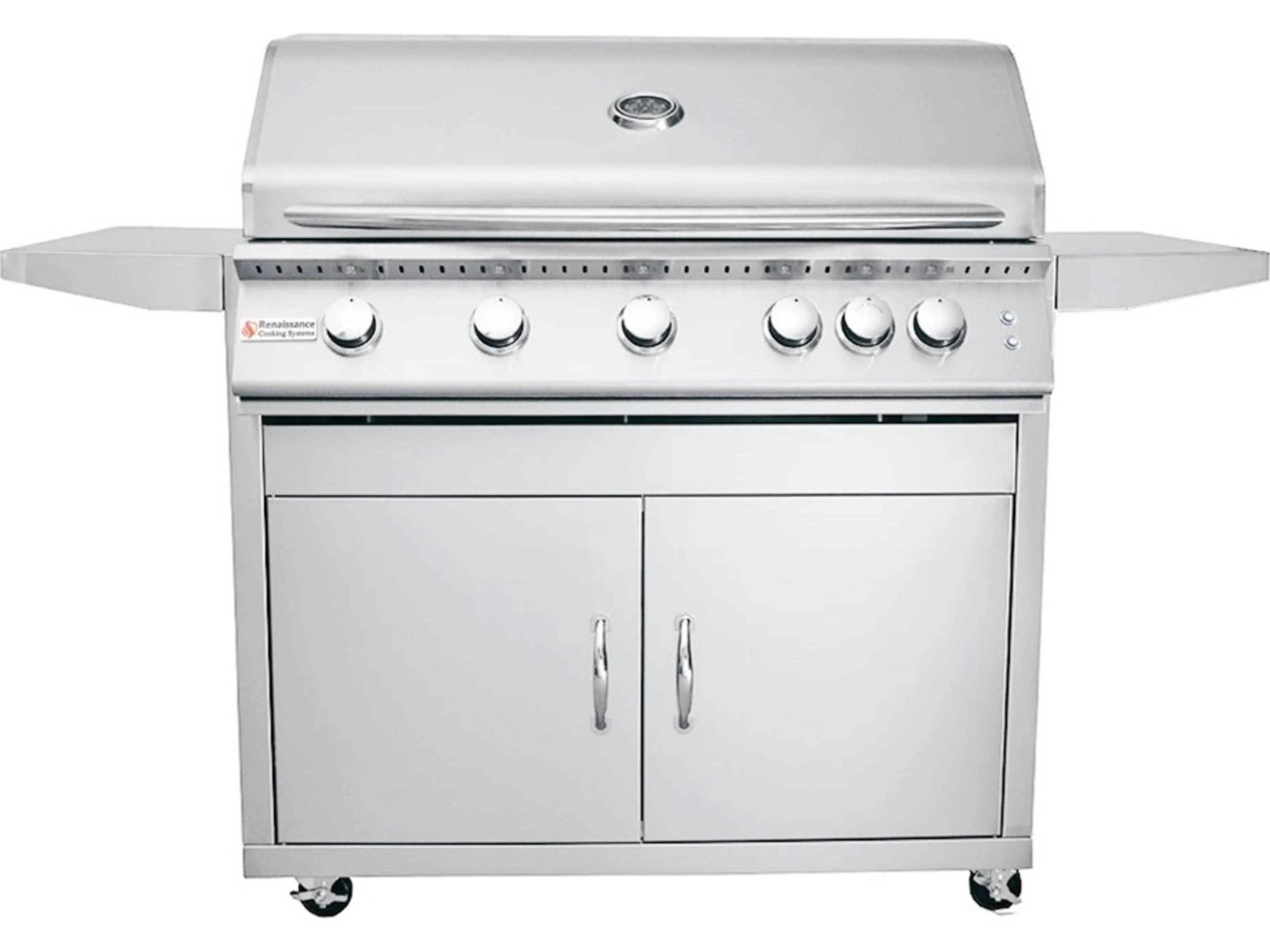RCS Grills Stainless Steel 40 Premier with Lights Freestanding Grill-LP