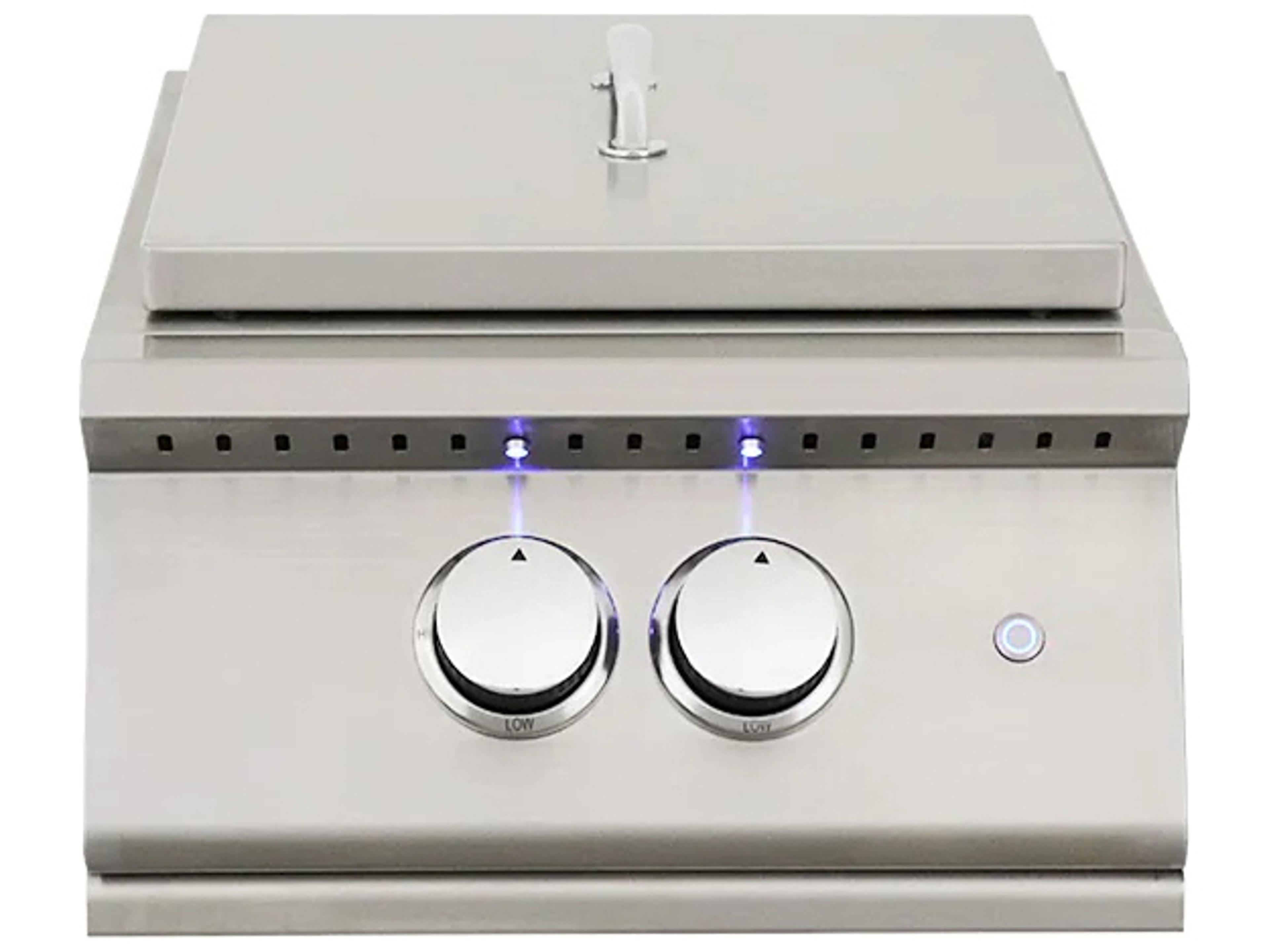 RCS Grills Stainless Steel Premier Pro Power Burner With Blue LEDs