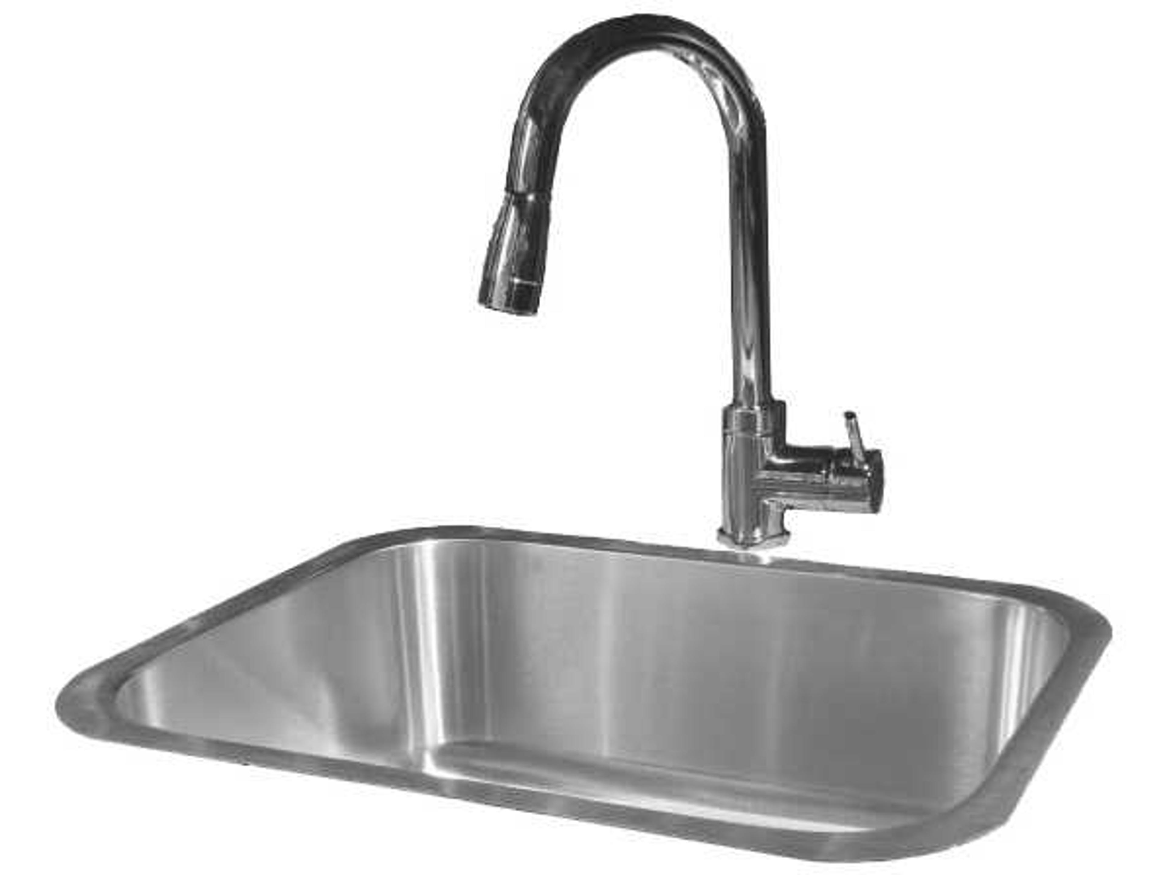 RCS Stainless Undermount Sink and Faucet