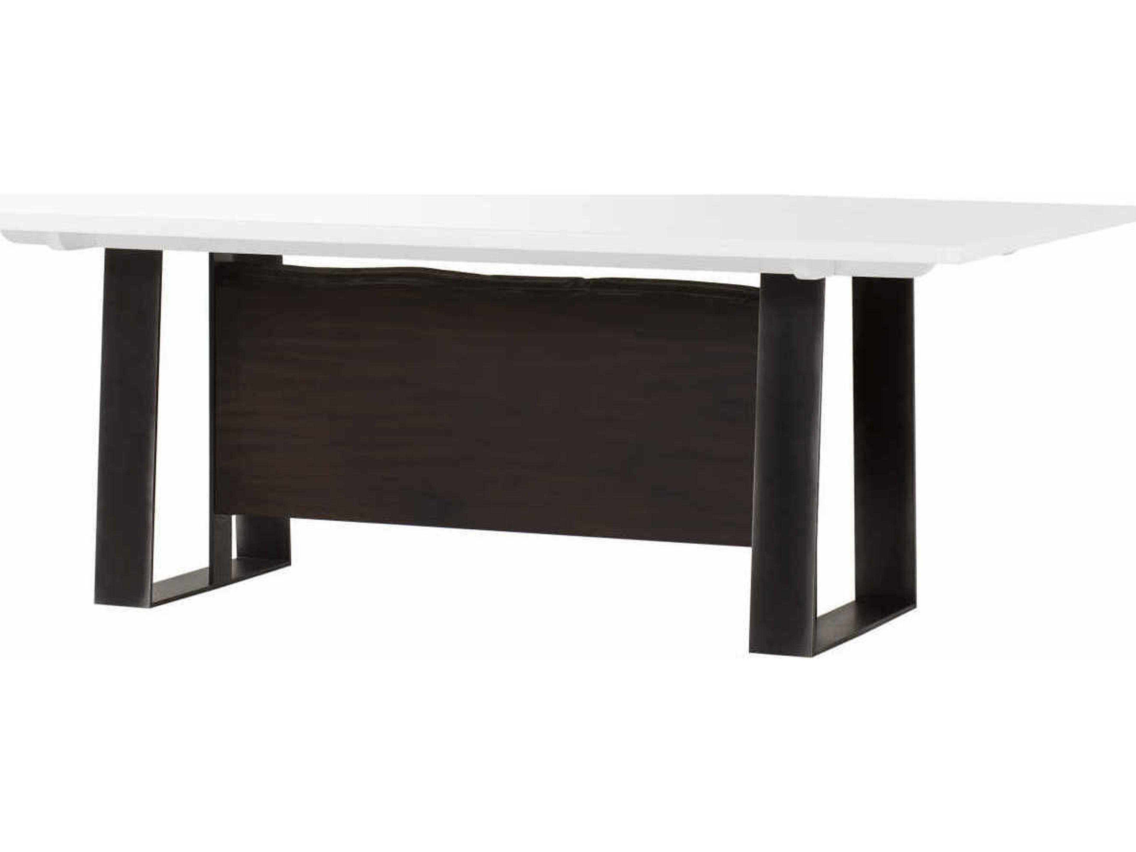 Sonder Living Jordan Rectangular Wood White Dining Table