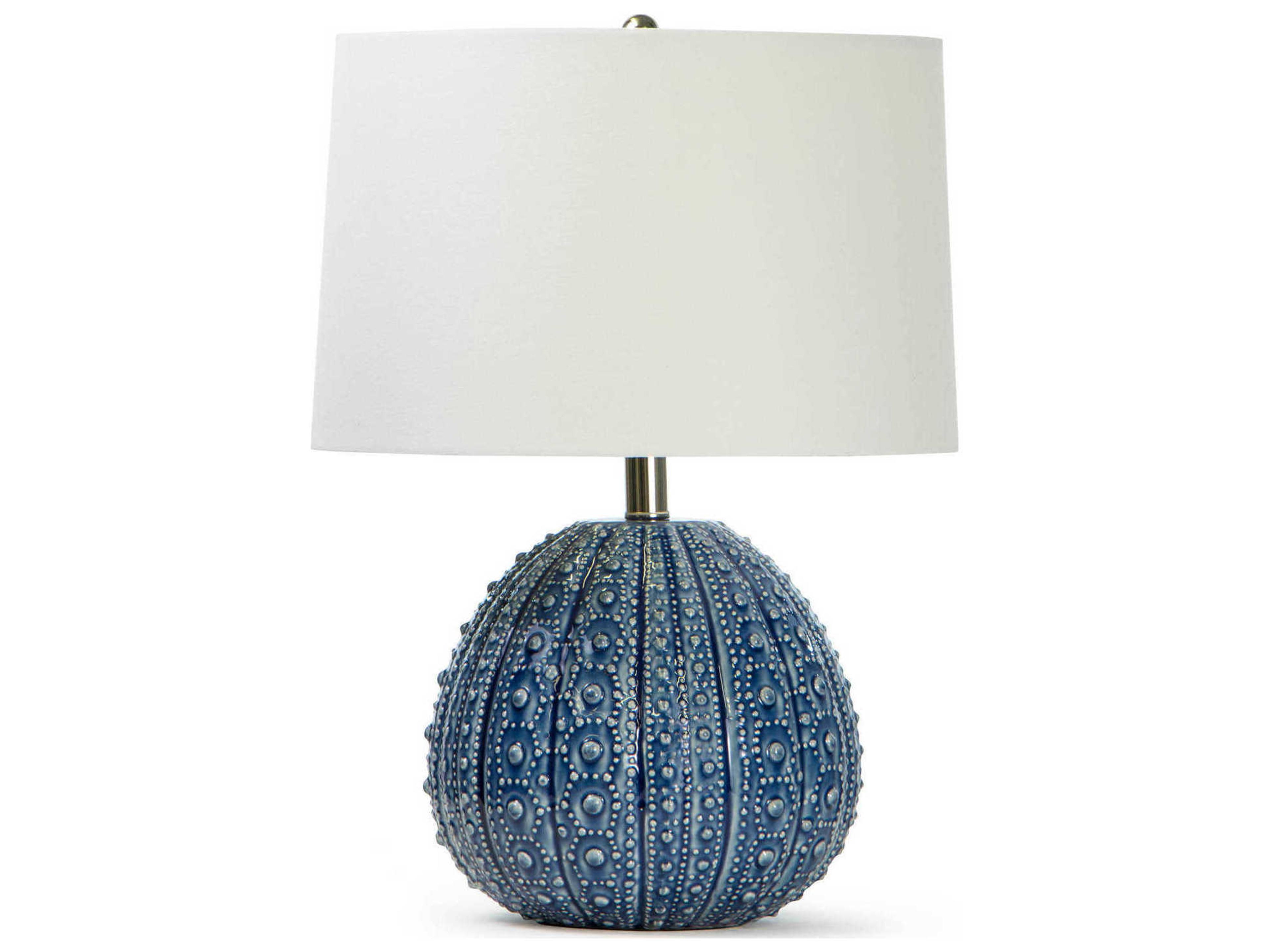 Regina Andrew Sanibel Blue Polished Nickel Table Lamp