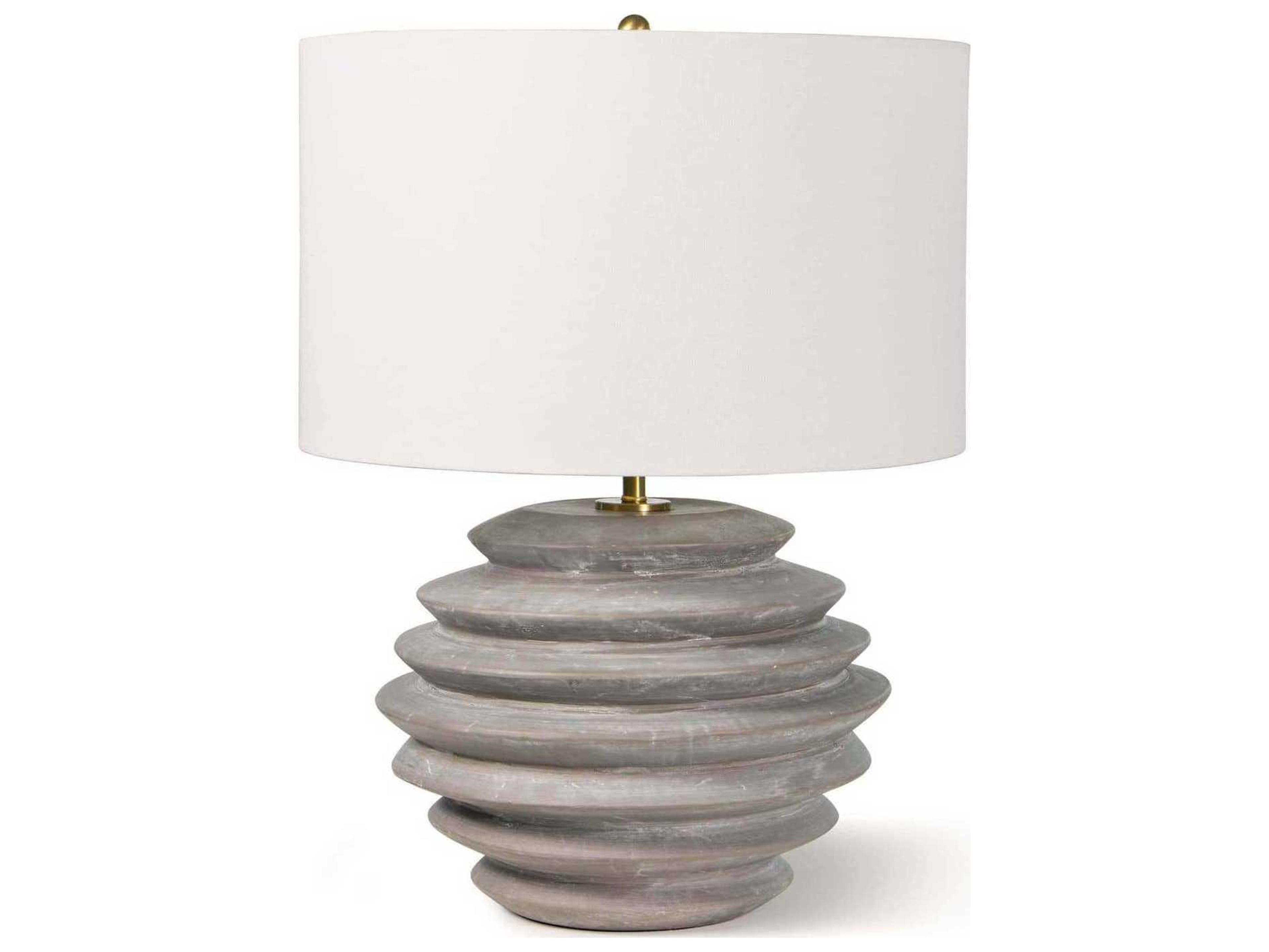 Regina Andrew Grey Buffet Lamp