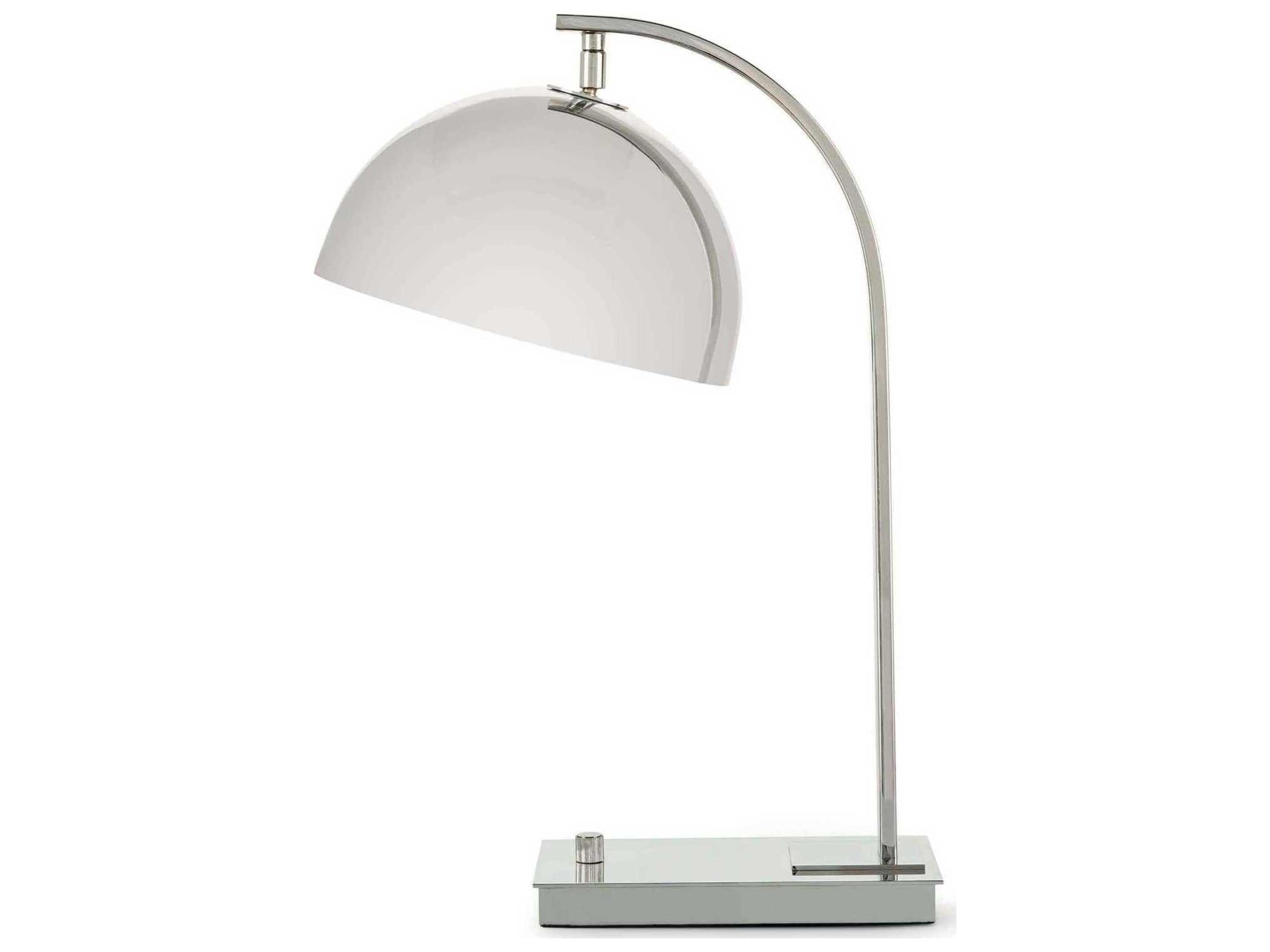 Regina Andrew Otto Polished Nickel Desk Lamp