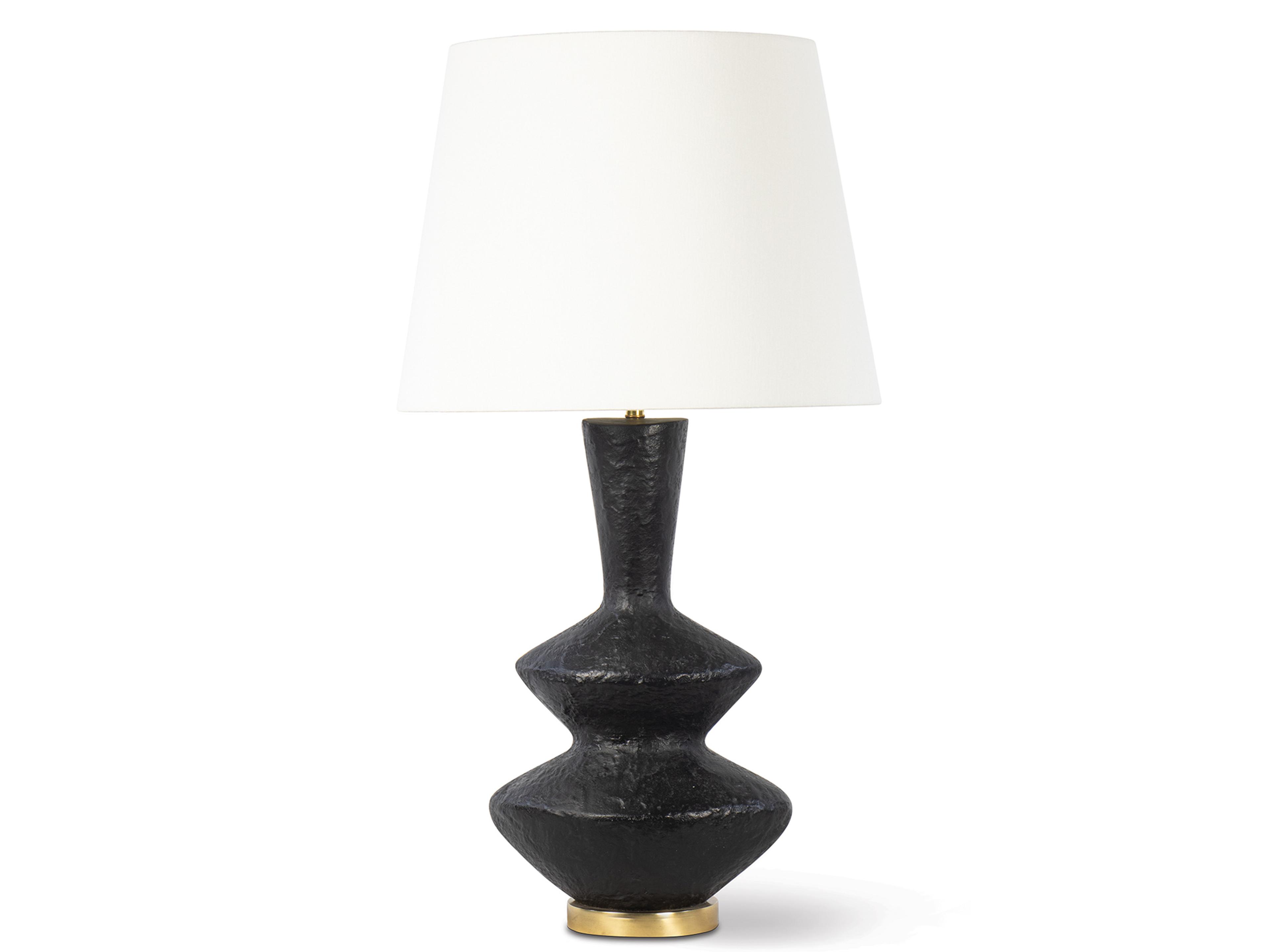 Regina Andrew Black Brass Buffet Lamp