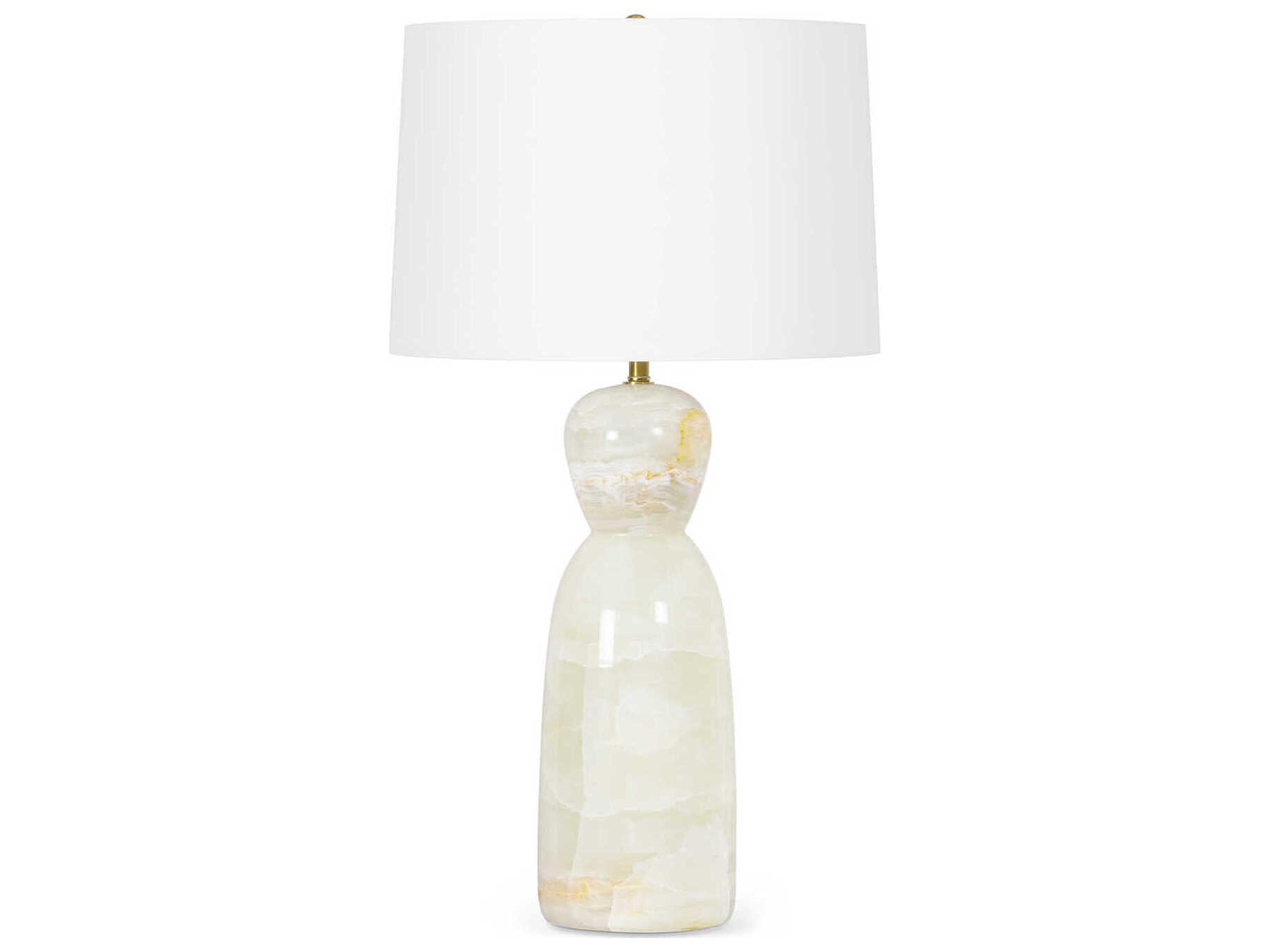 Regina Andrew Indie Natural Stone Brass Buffet Lamp
