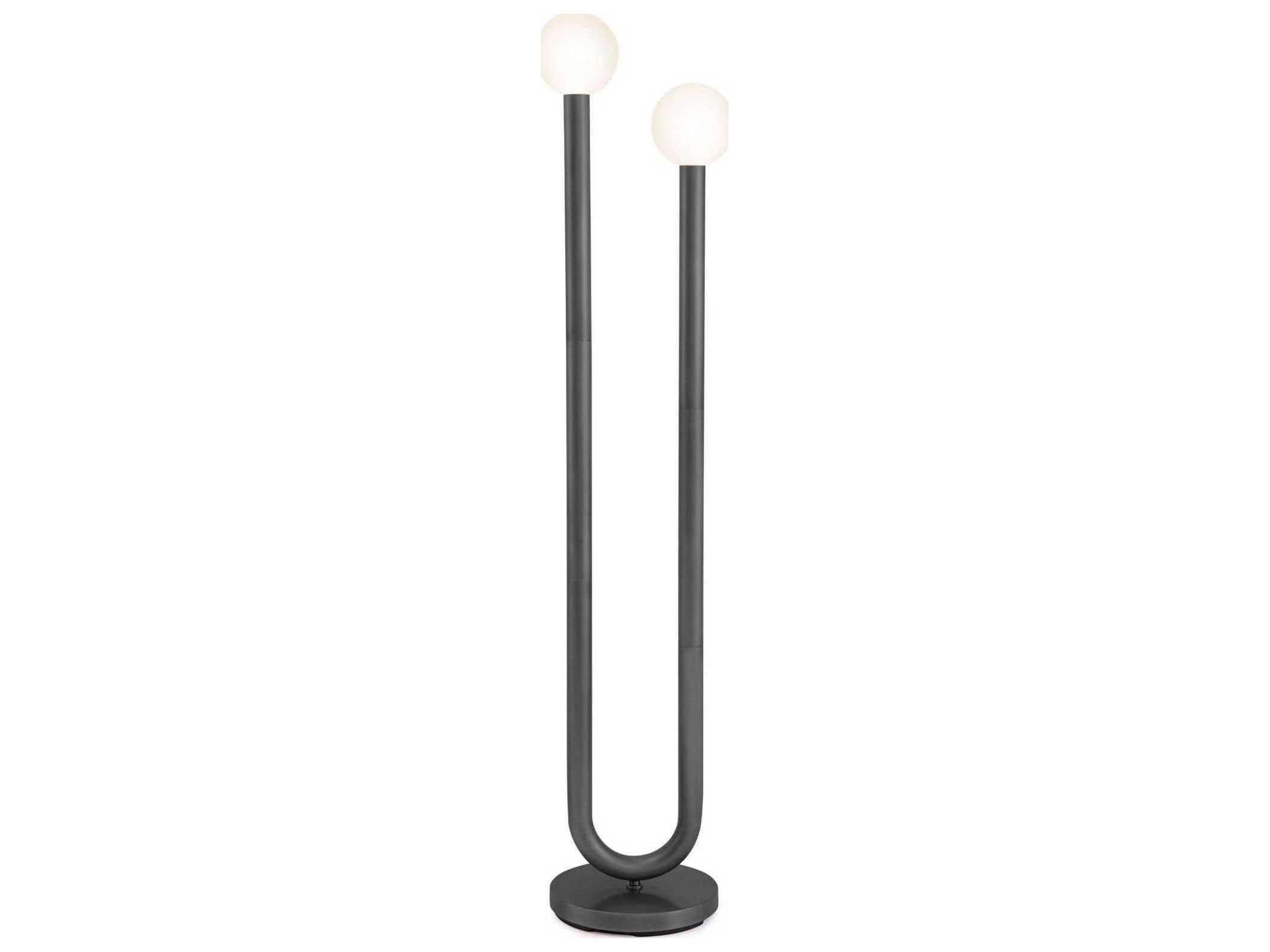 Regina Andrew Happy Oil Rubbed Bronze Glass LED Floor Lamp