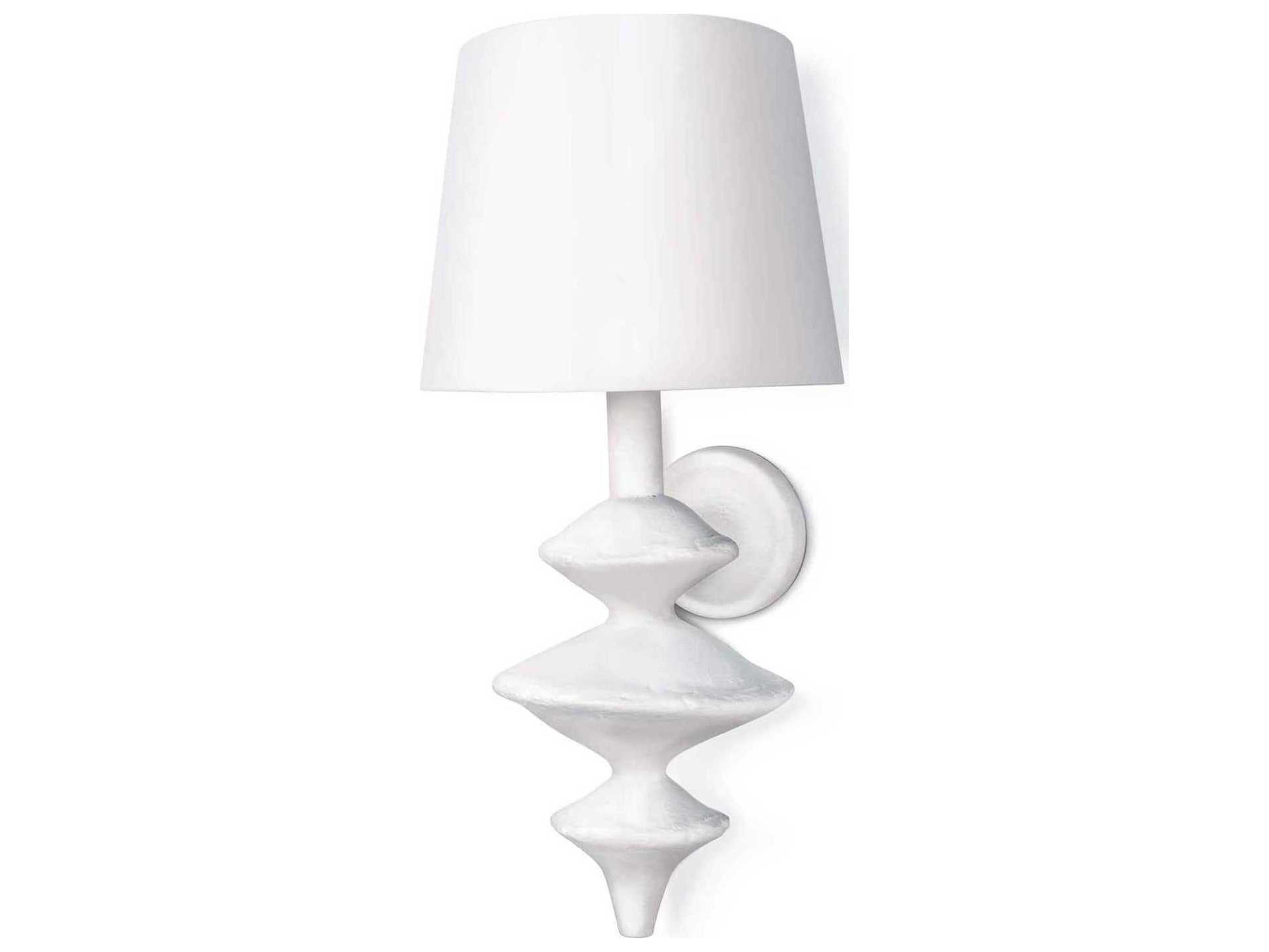Regina Andrew Hope 1-Light White Wall Sconce