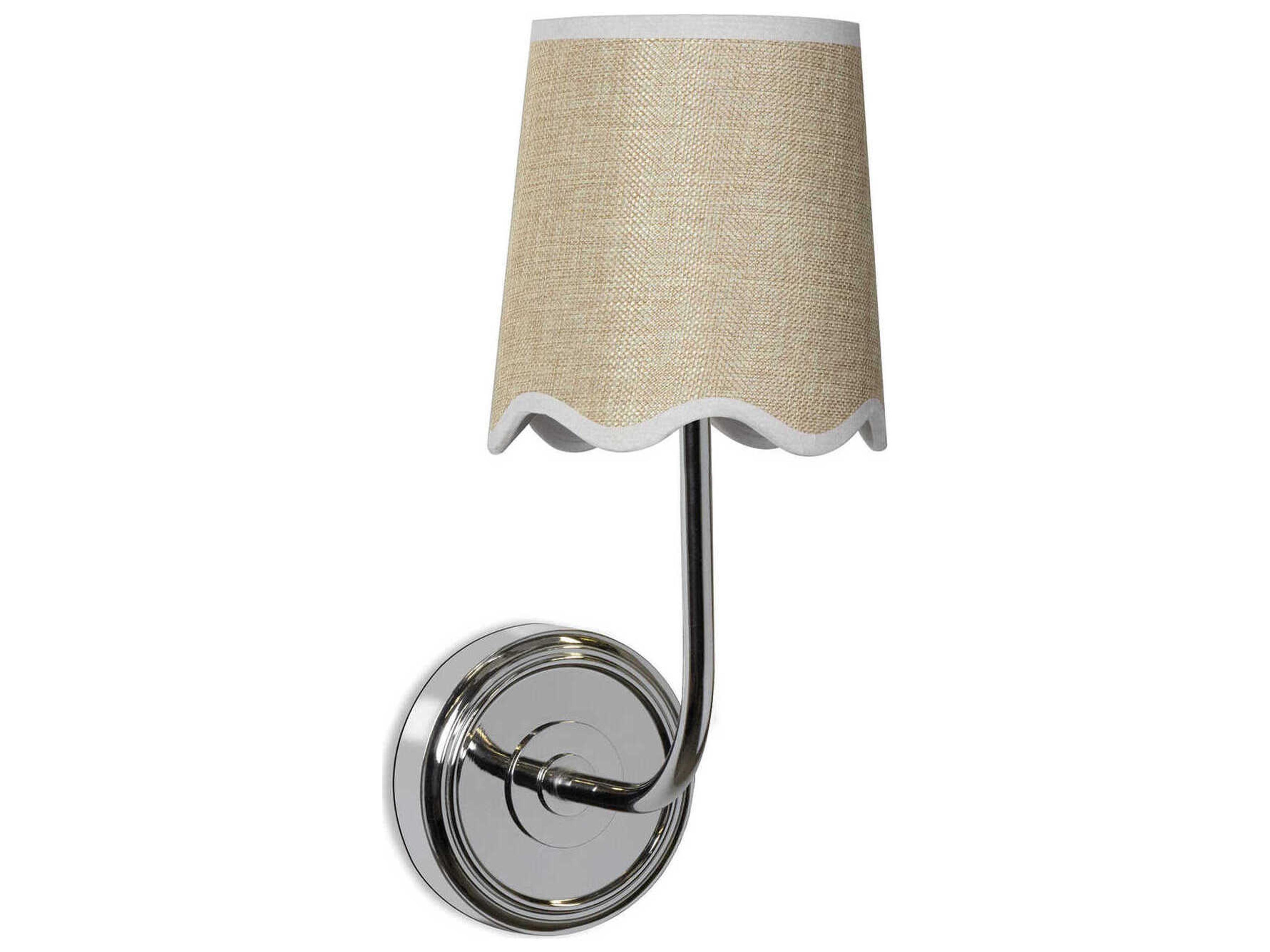 Regina Andrew 1-Light Polished Nickel Wall Sconce