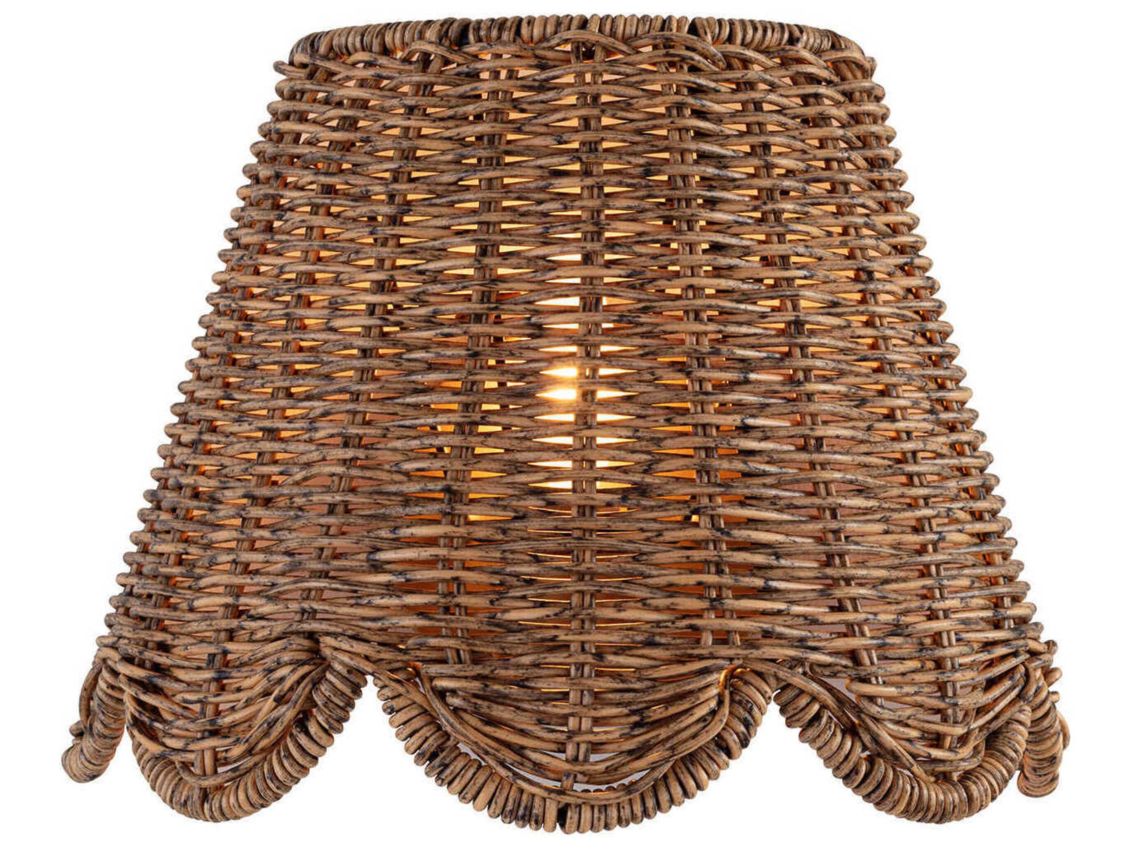 Regina Andrew 1-Light Natural Brown Wall Sconce