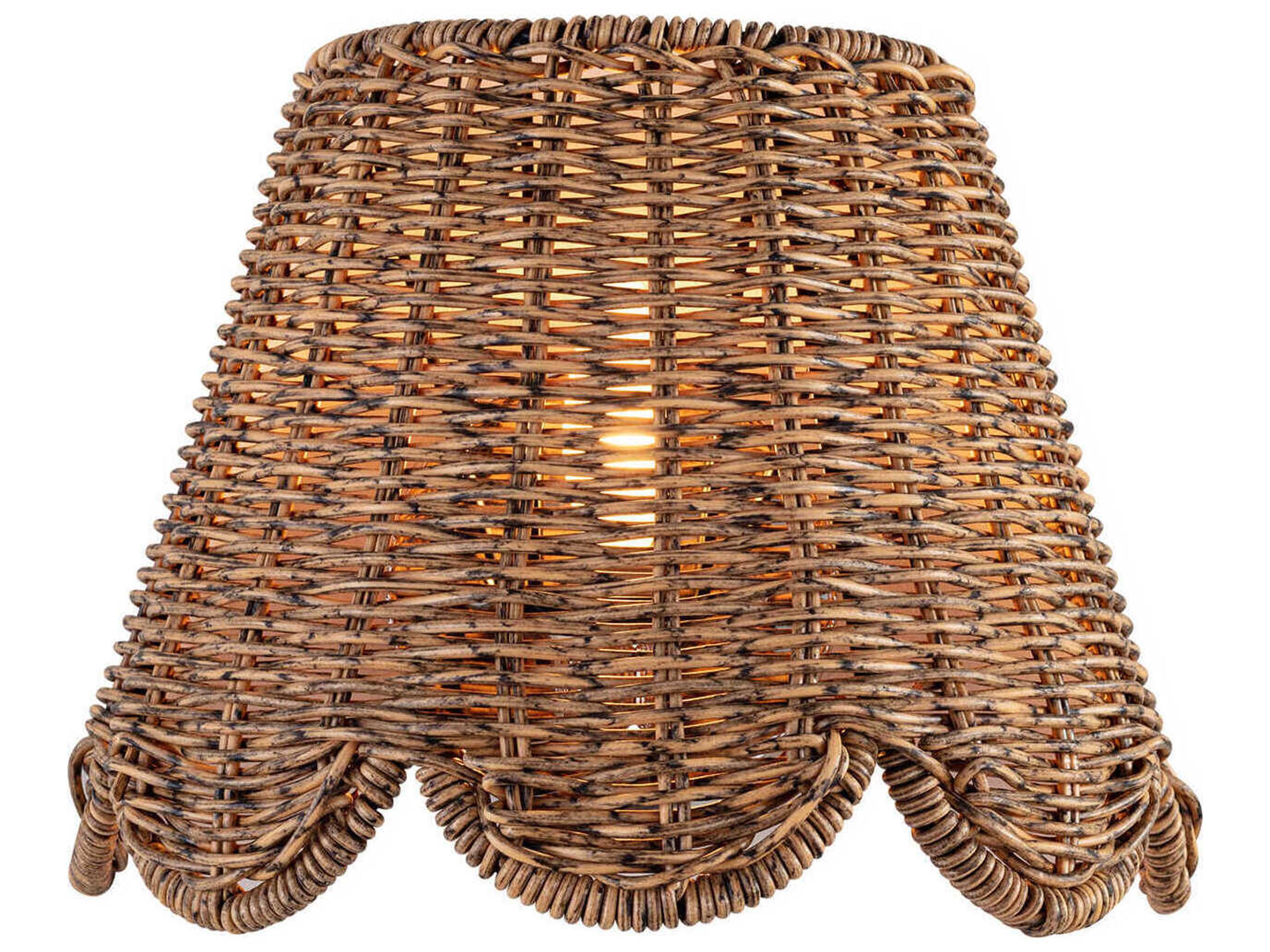 Regina Andrew 1-Light Natural Brown Wall Sconce