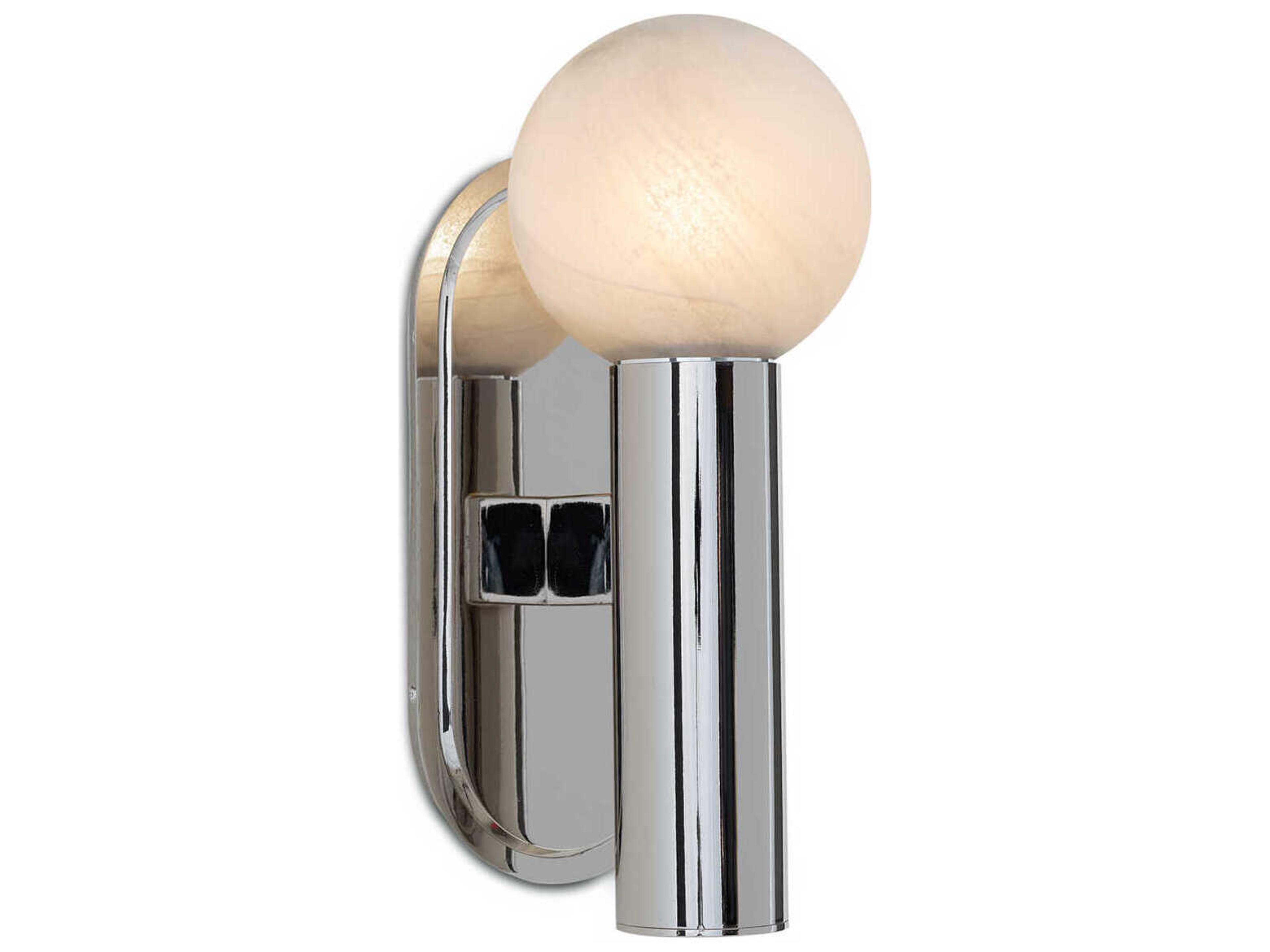 Regina Andrew Dion 1-Light Polished Nickel Wall Sconce