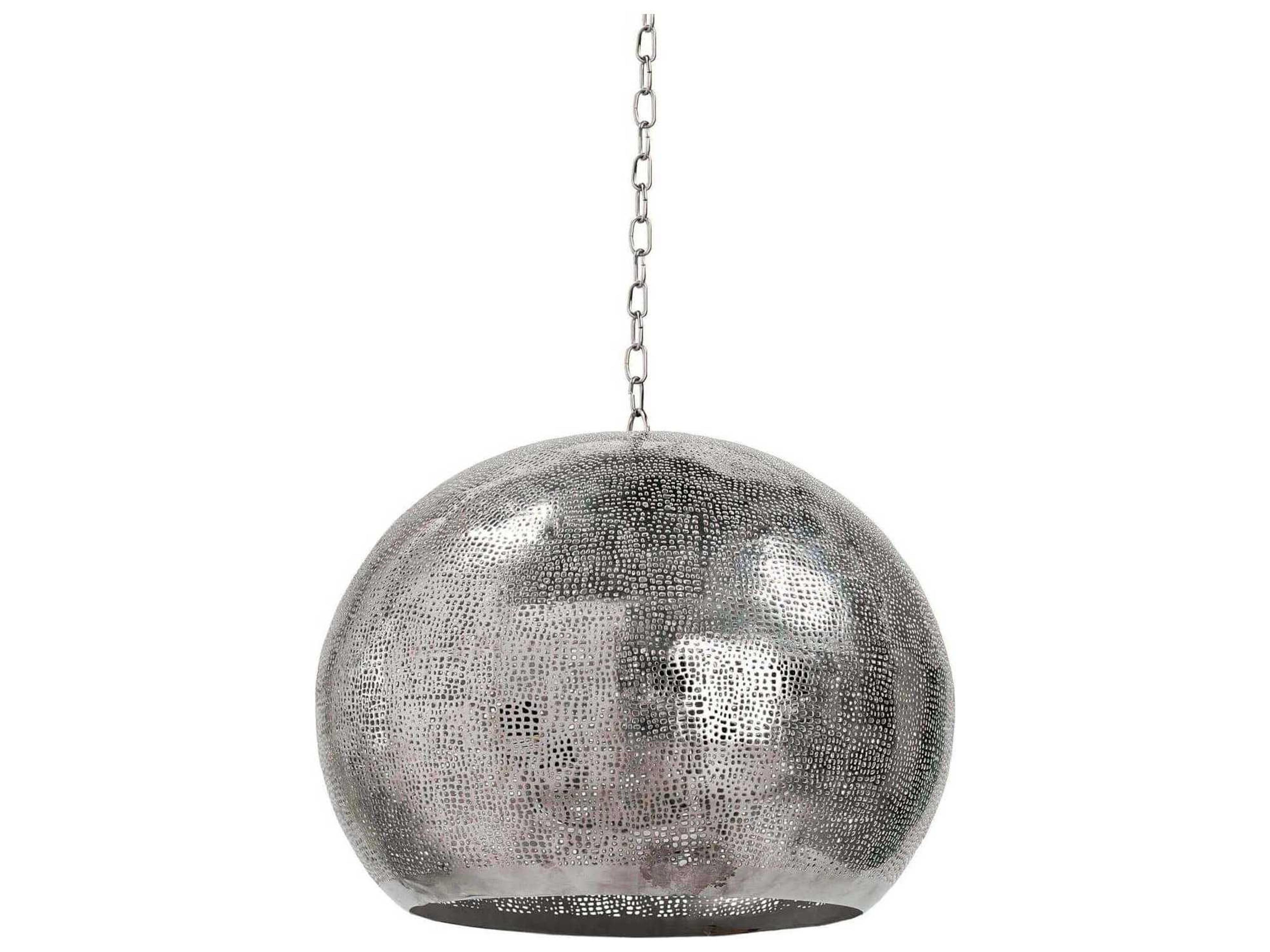 Regina Andrew 5-Light Polished Nickel Globe Pendant