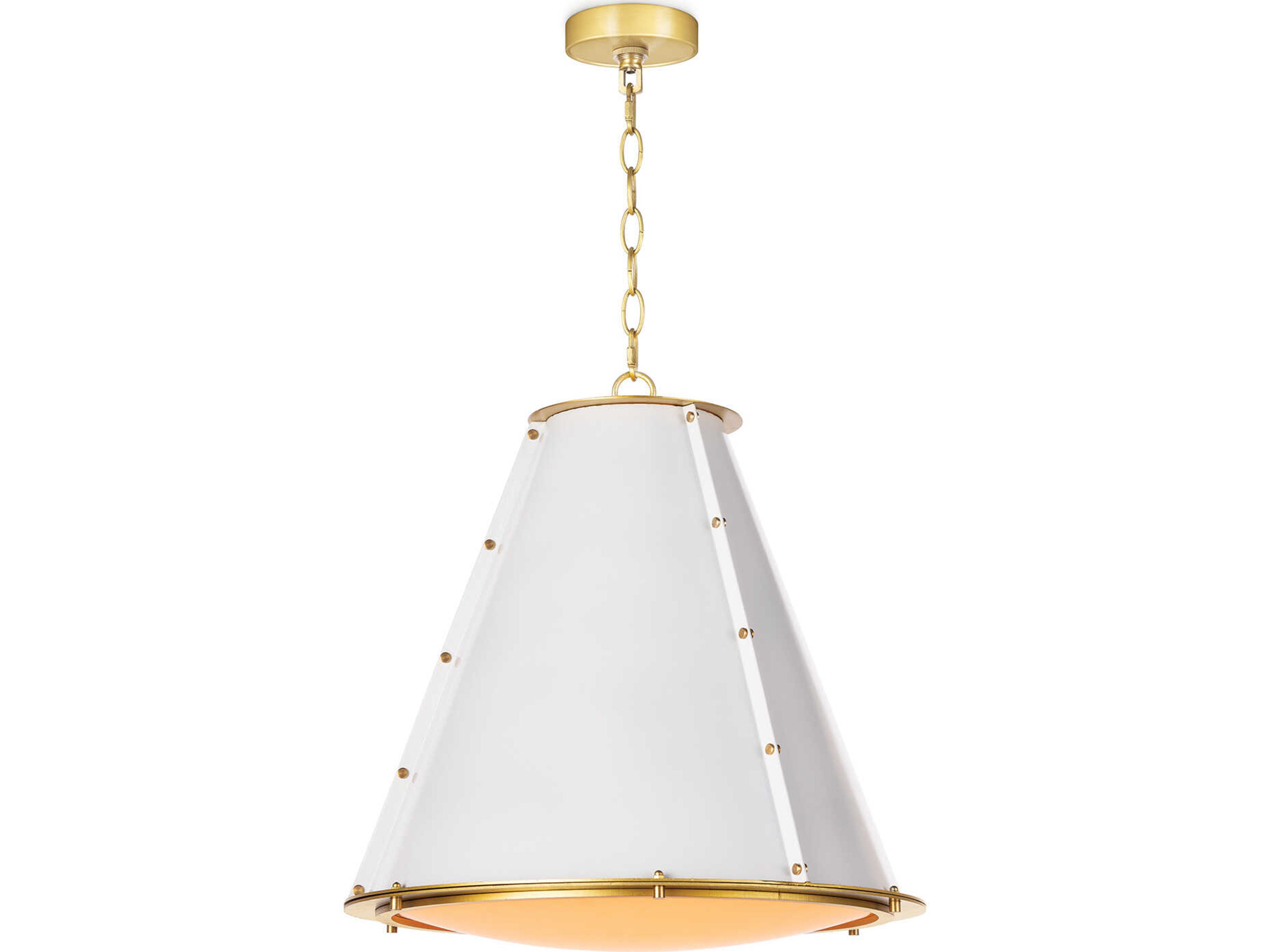 Regina Andrew French Maid 1-Light White Pendant