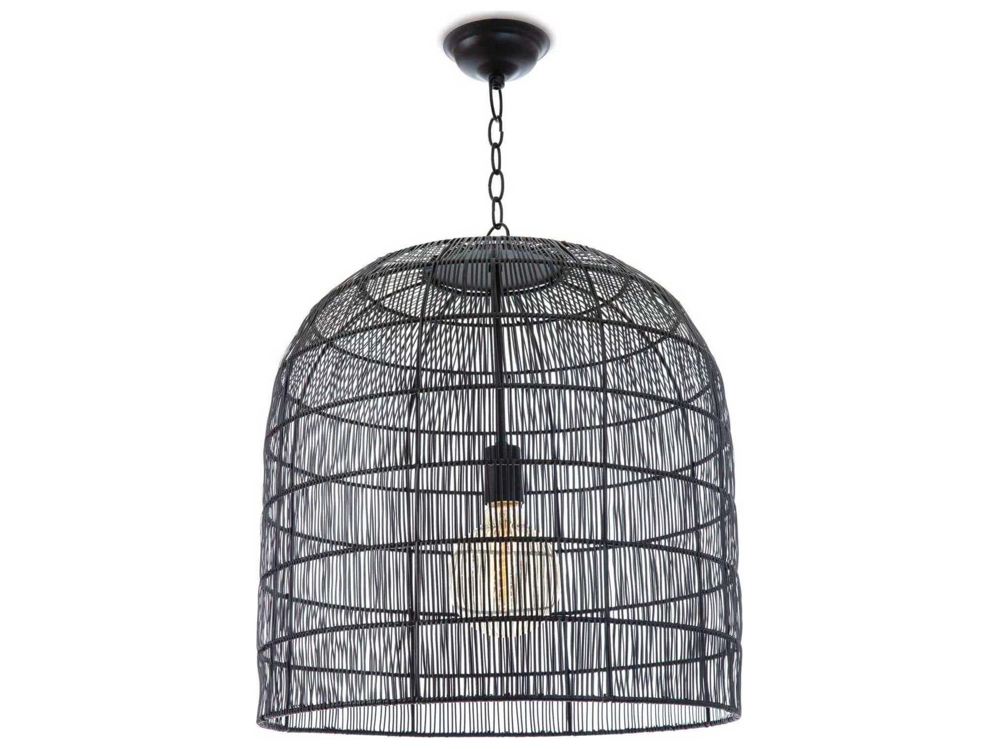 Regina Andrew 1-Light Black Pendant