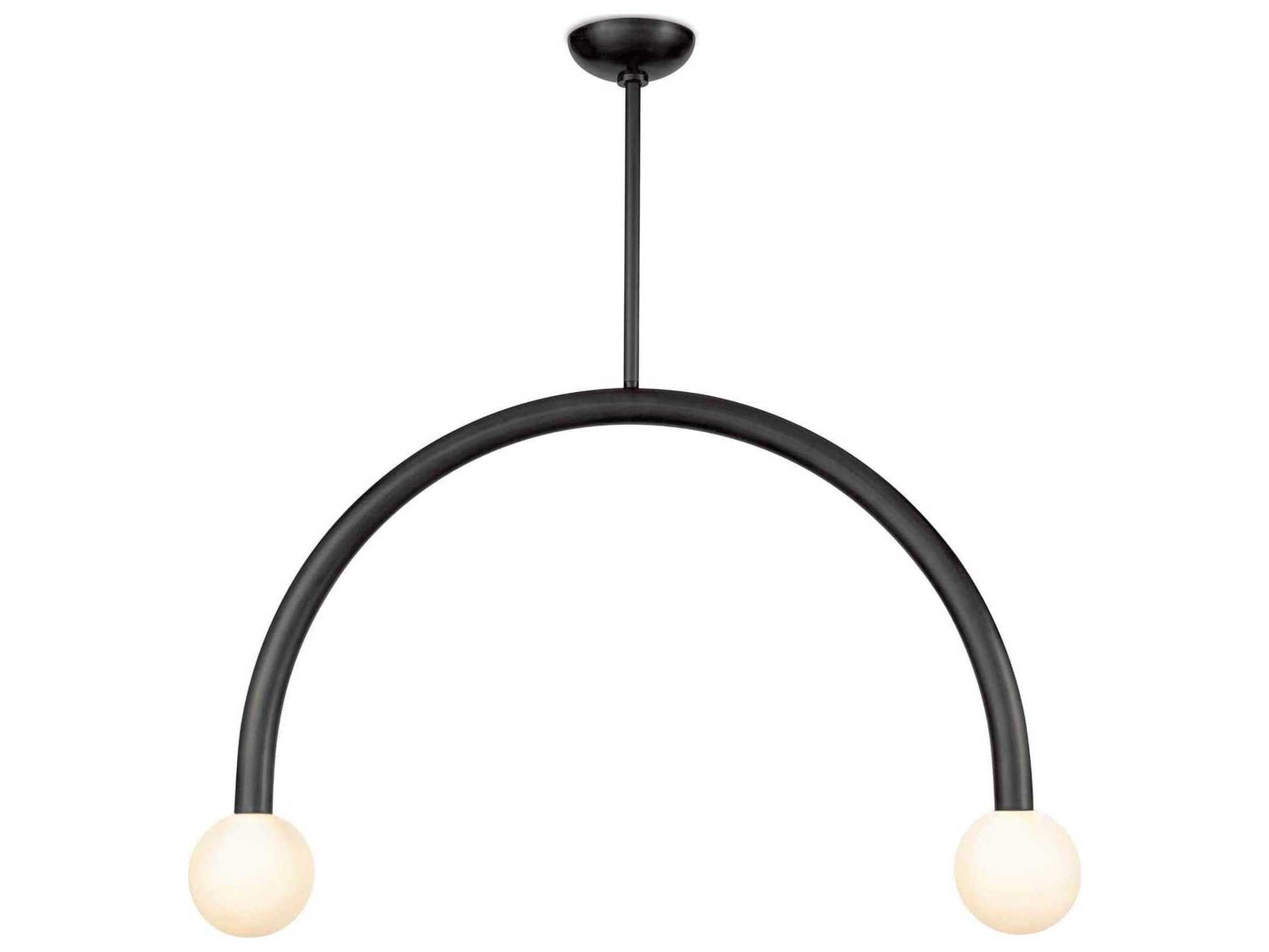 Regina Andrew Happy 2-Light Oil Rubbed Bronze Glass LED Globe Pendant