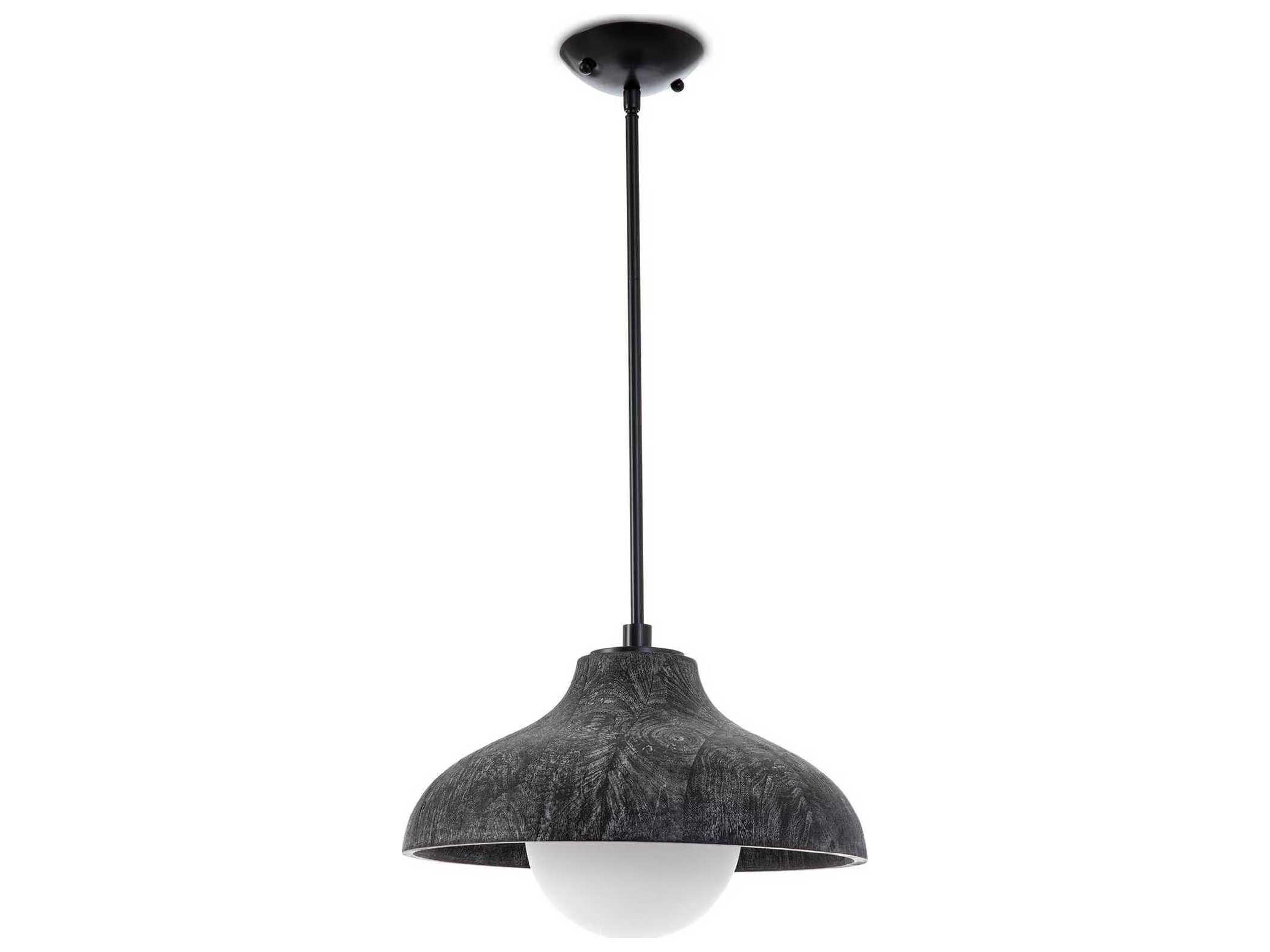 Regina Andrew 1-Light Ebony Black Bell Pendant