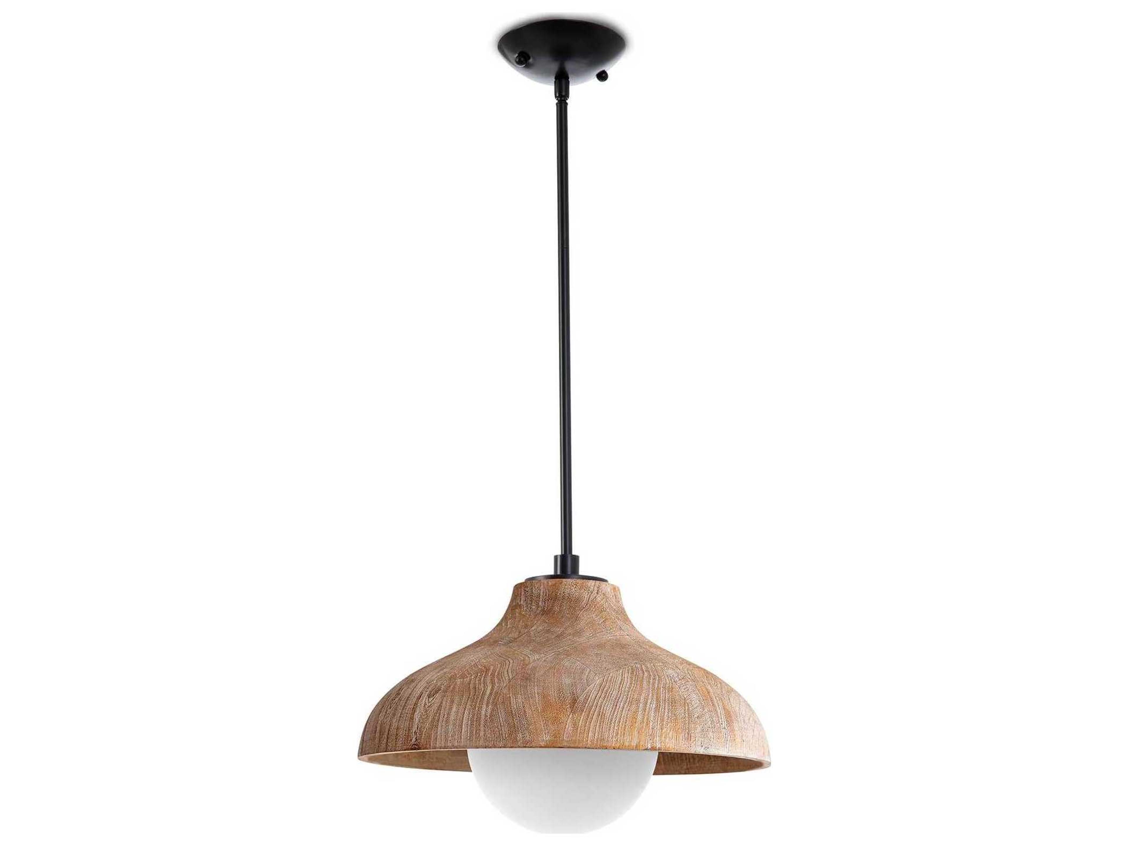 Regina Andrew 1-Light Natural Brown Drum Pendant