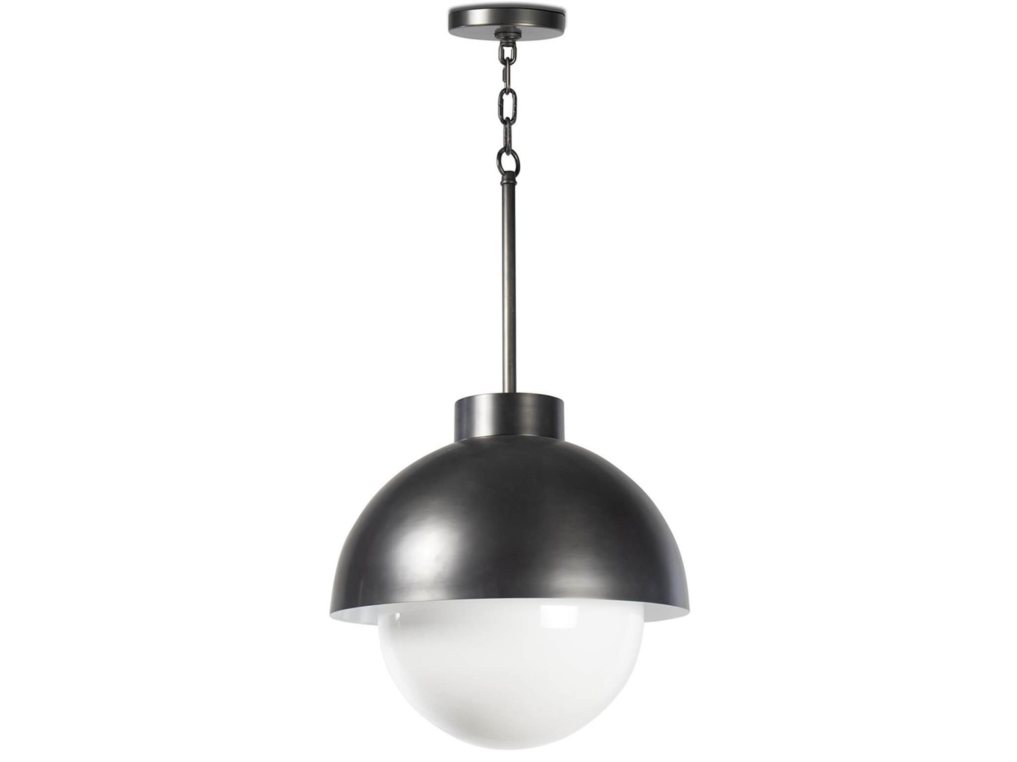 Regina Andrew Montreux 1-Light Oil Rubbed Bronze Glass Globe Round Pendant