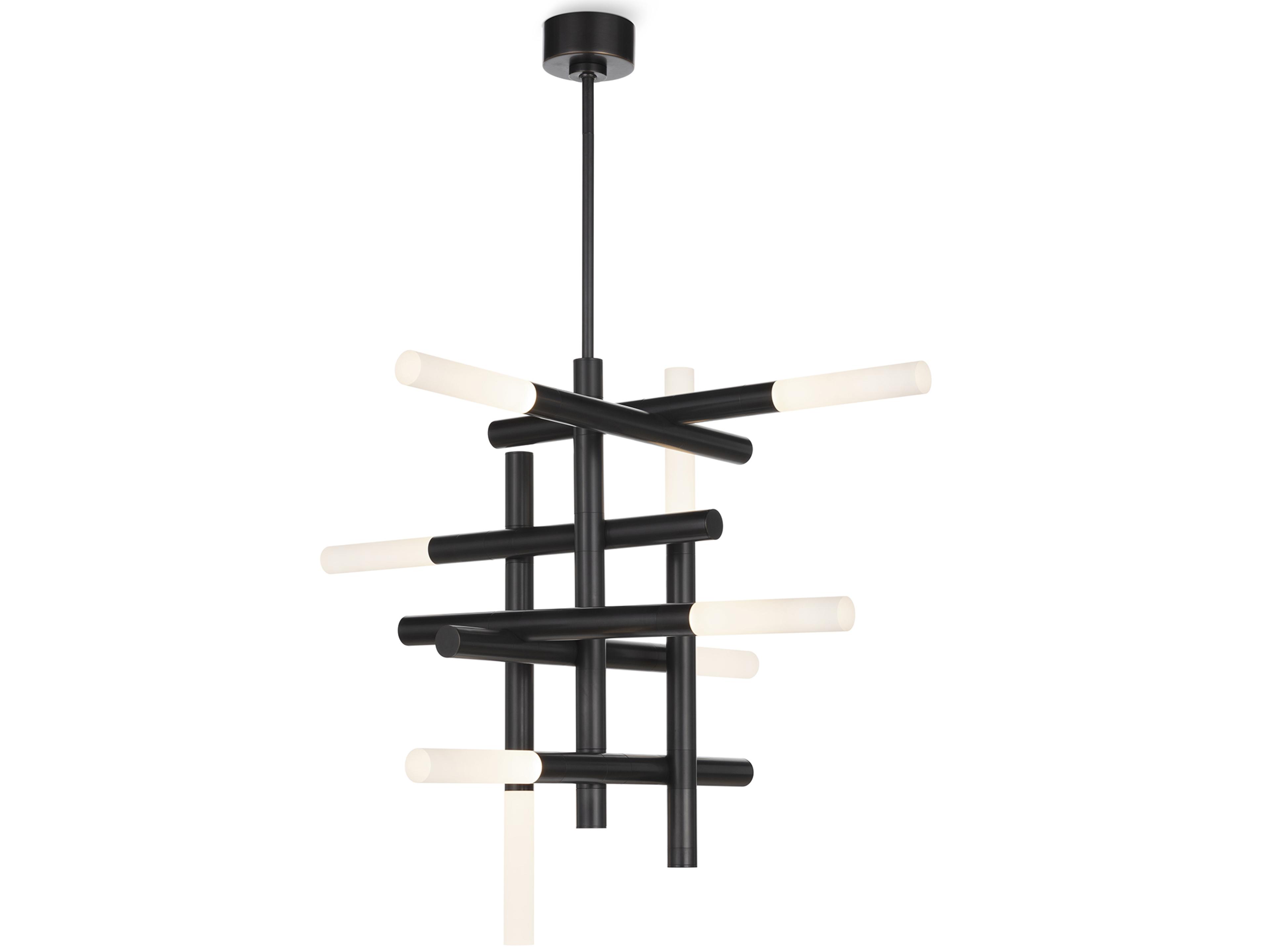 Regina Andrew Cass 8-Light Oil Rubbed Bronze Black Geometric Chandelier