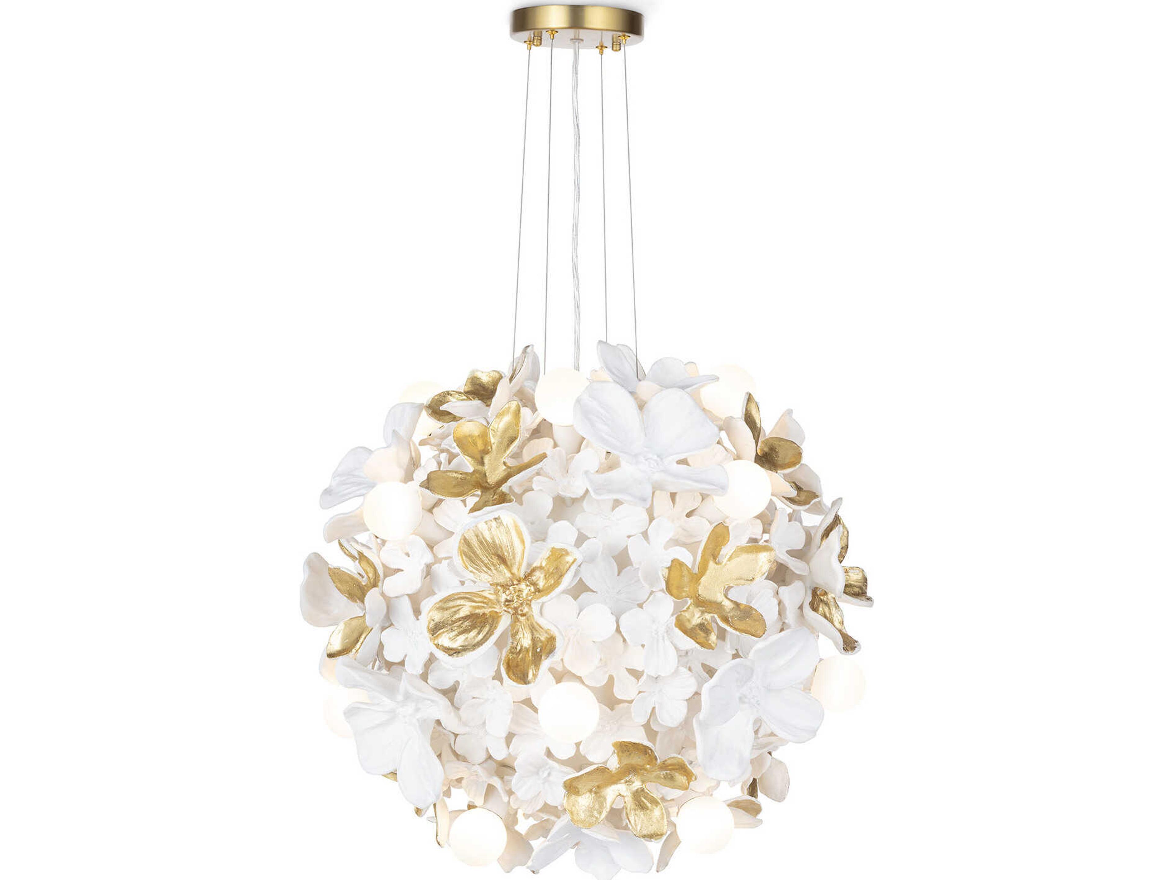 Regina Andrew Dogwood 17-Light White Pendant