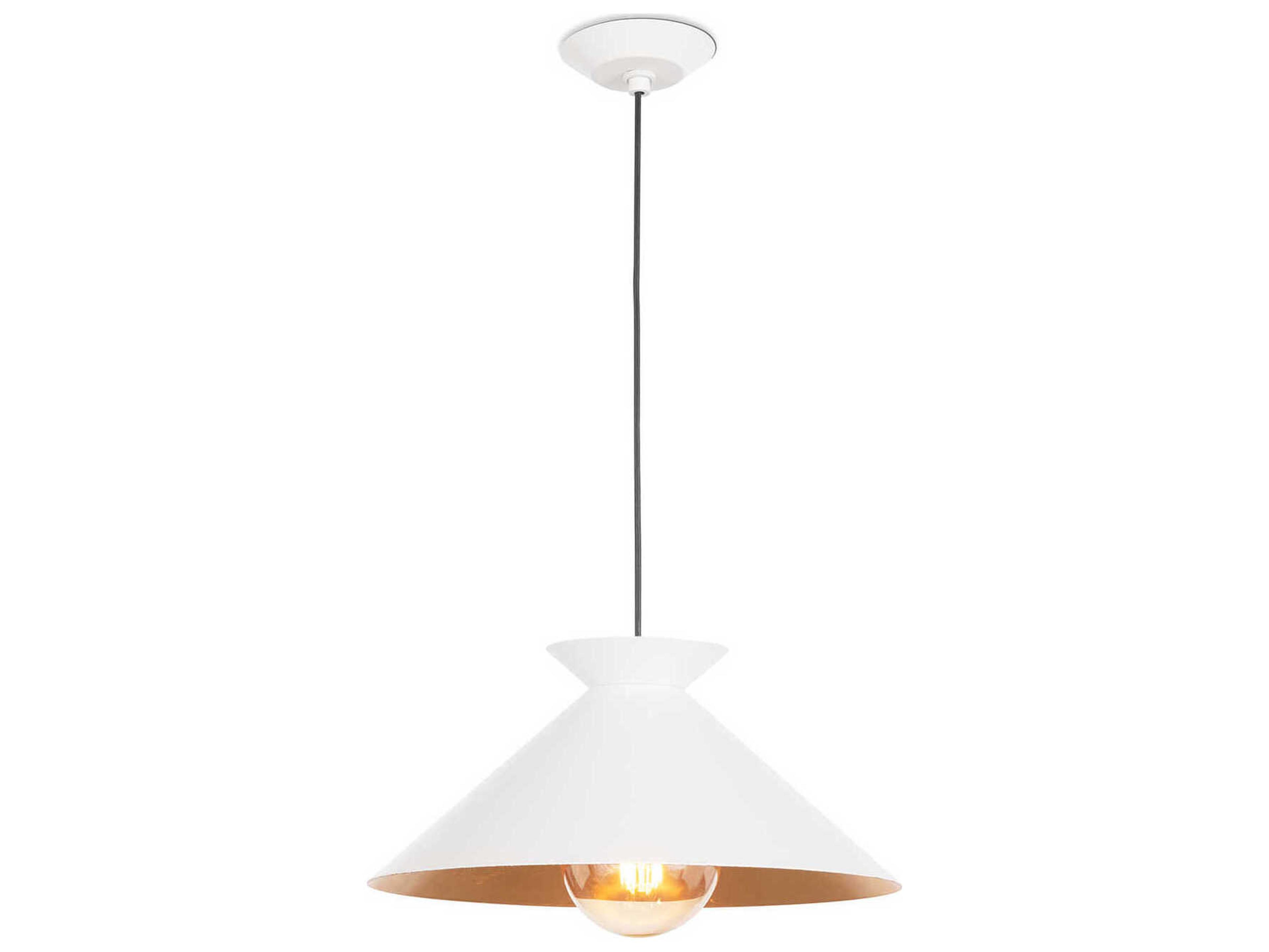 Regina Andrew Viggo 1-Light White Pendant