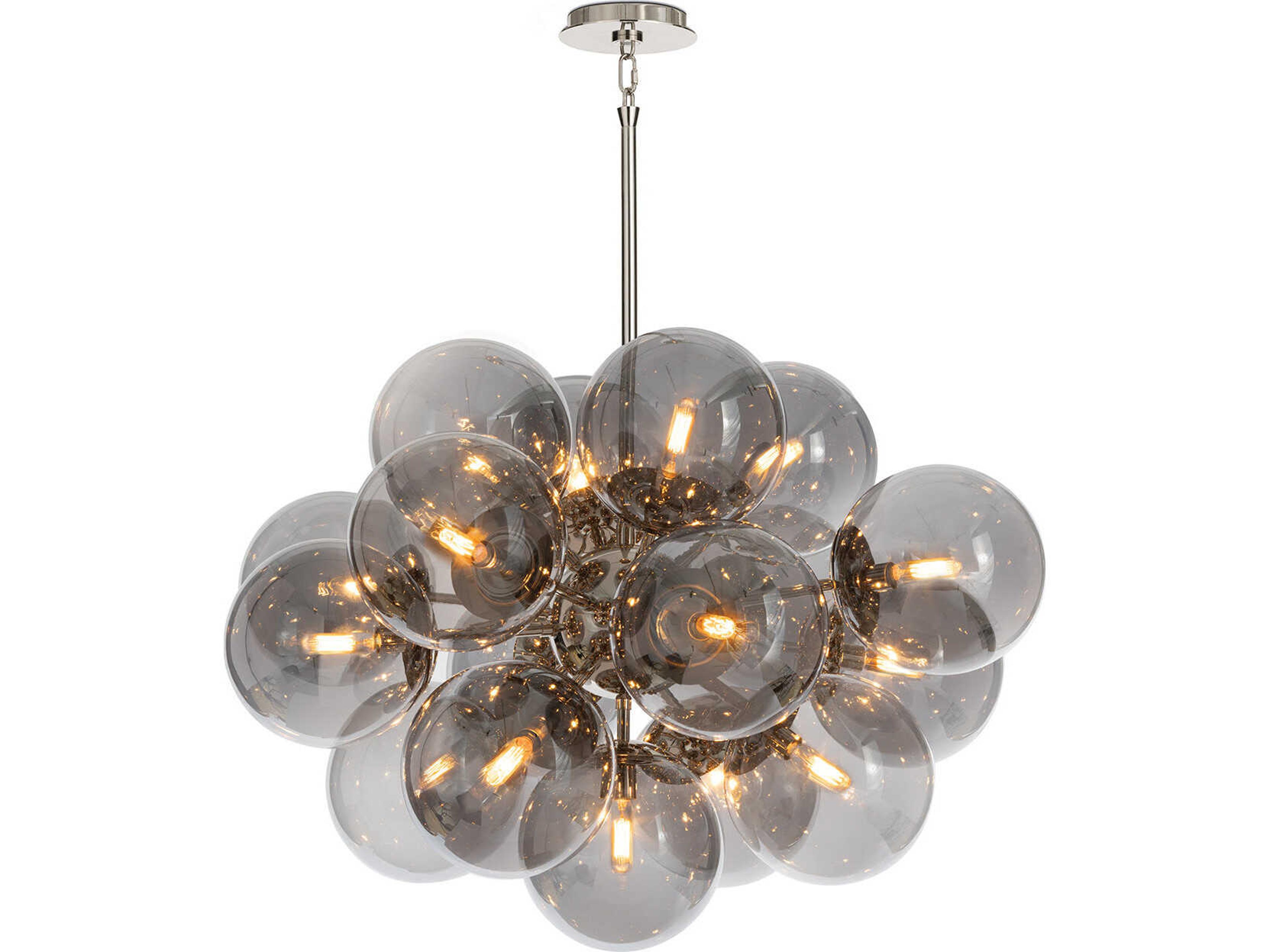 Regina Andrew Shine 17-Light Polished Nickel Gray Pendant
