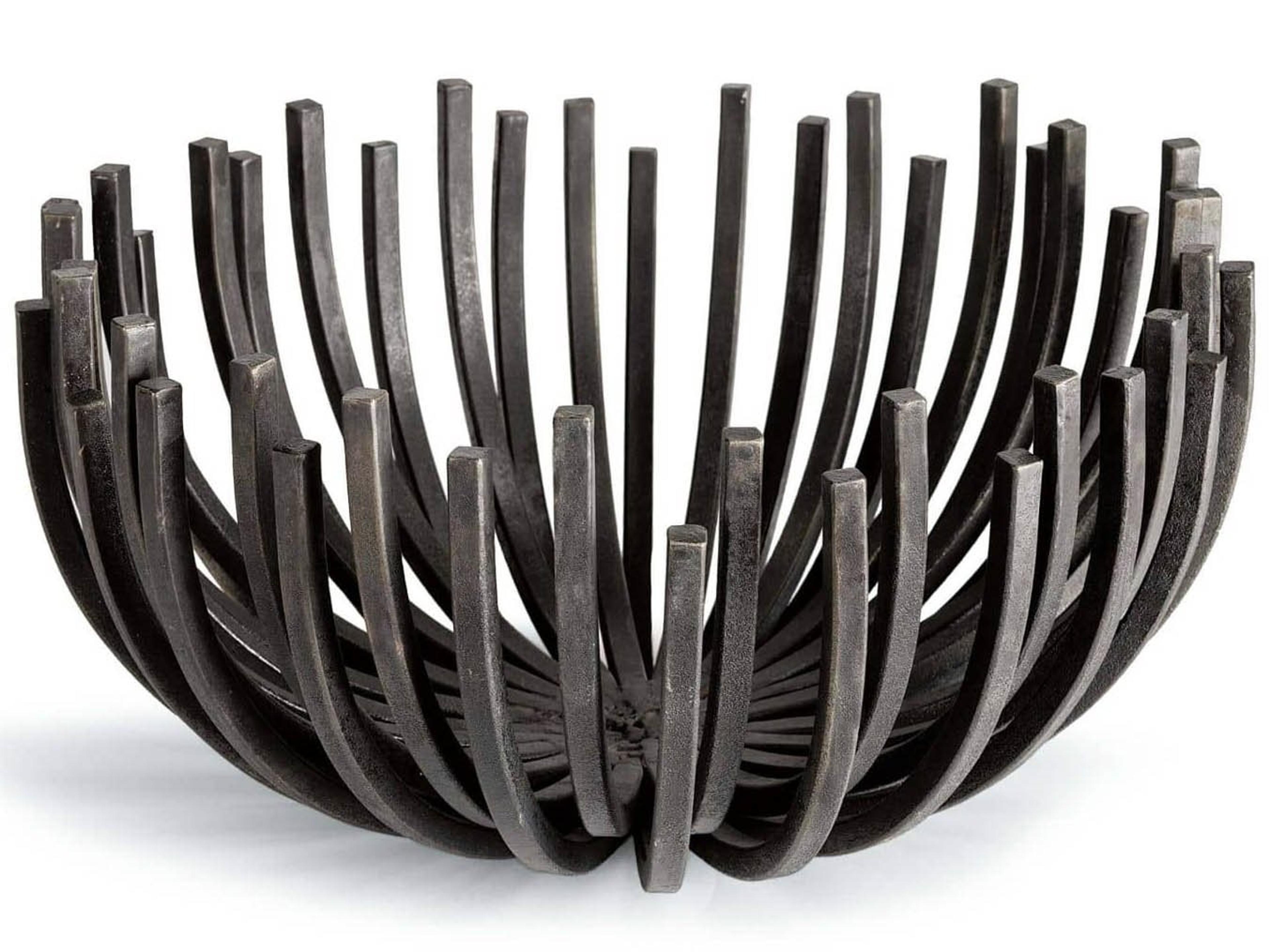 Regina Andrew Blackened Iron Webbed Bowl Circle