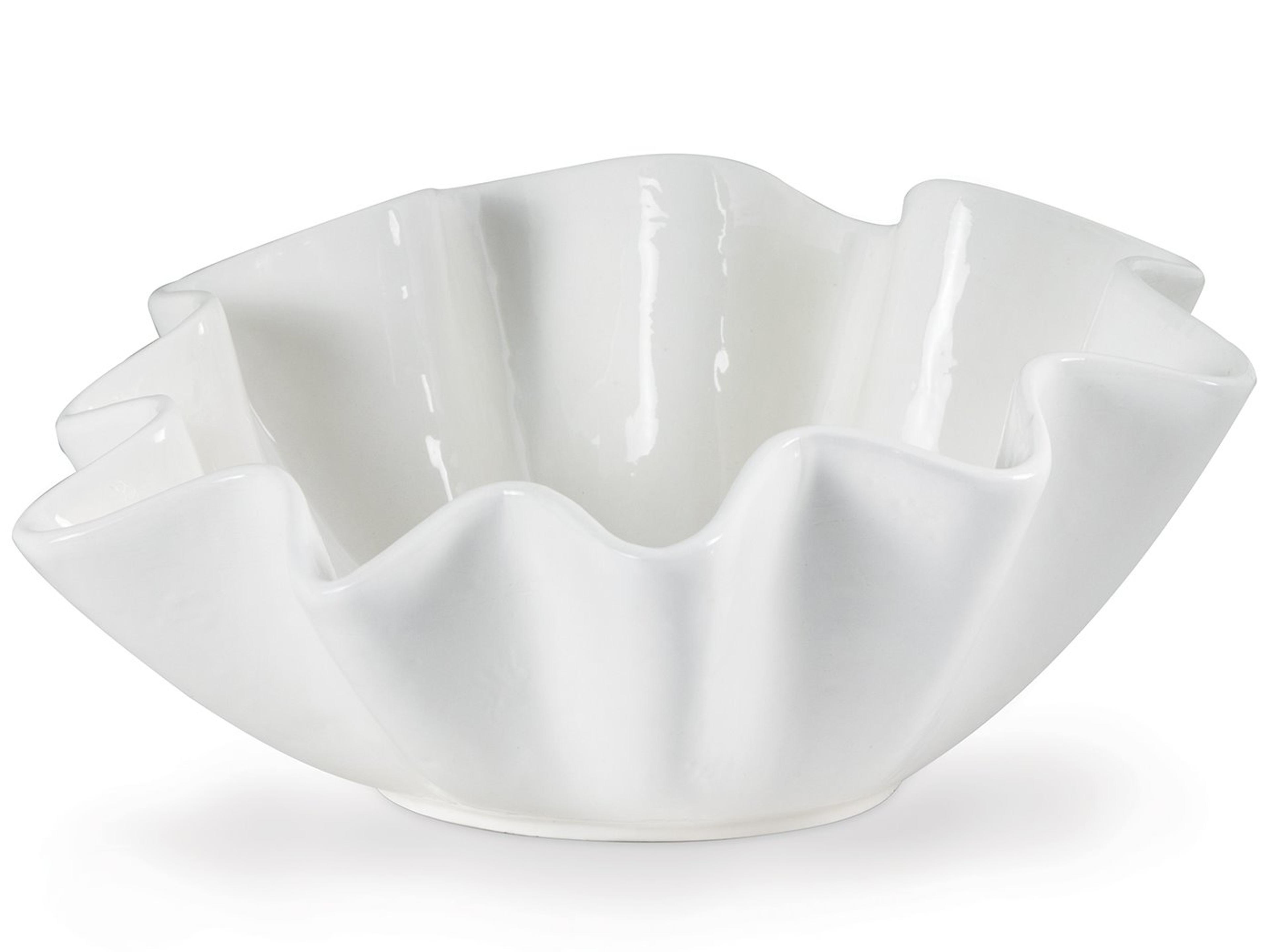 Regina Andrew Ruffle Ceramic Bowl