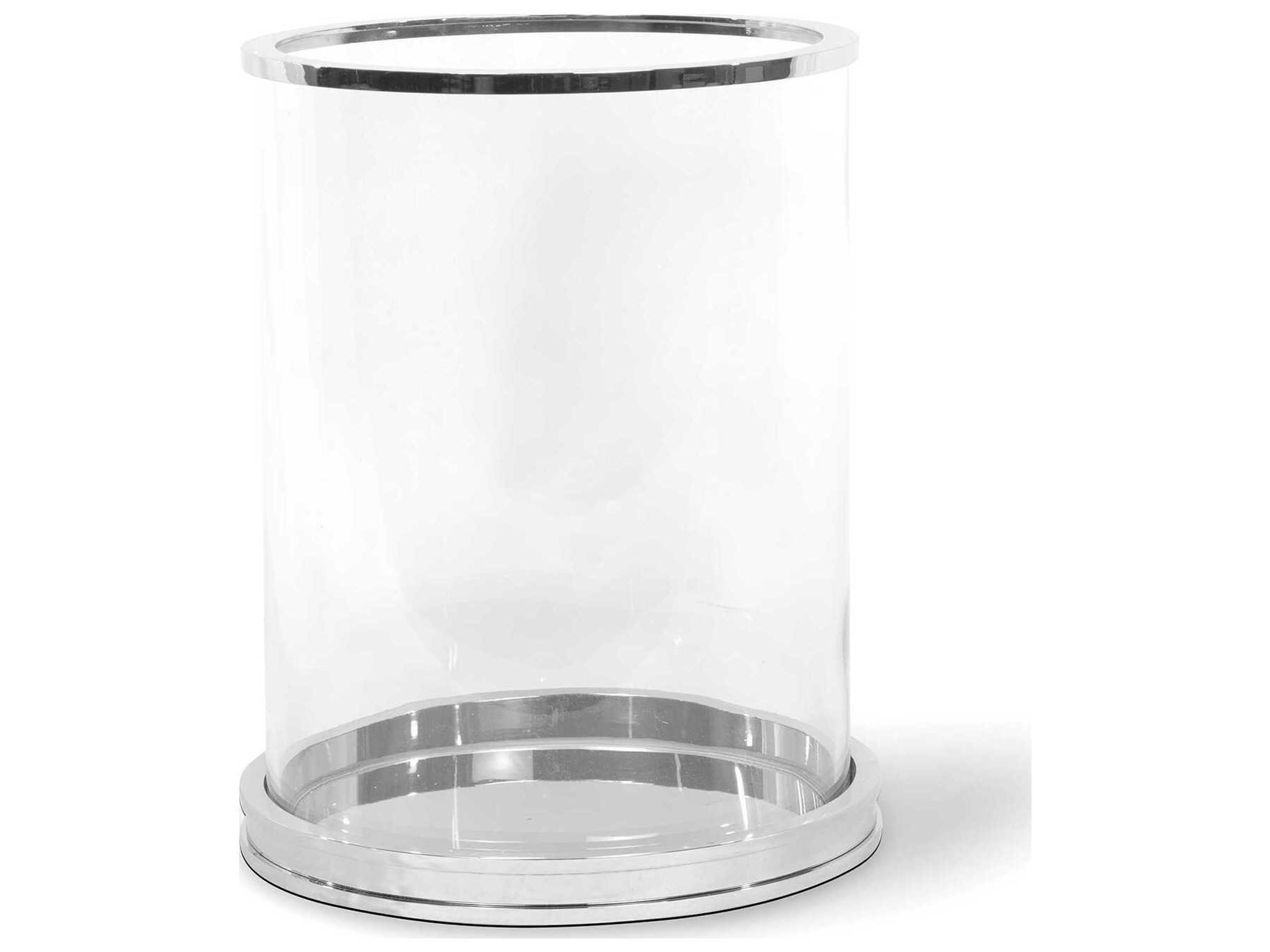 Regina Andrew Adria Polished Nickel 12" High Hurricane