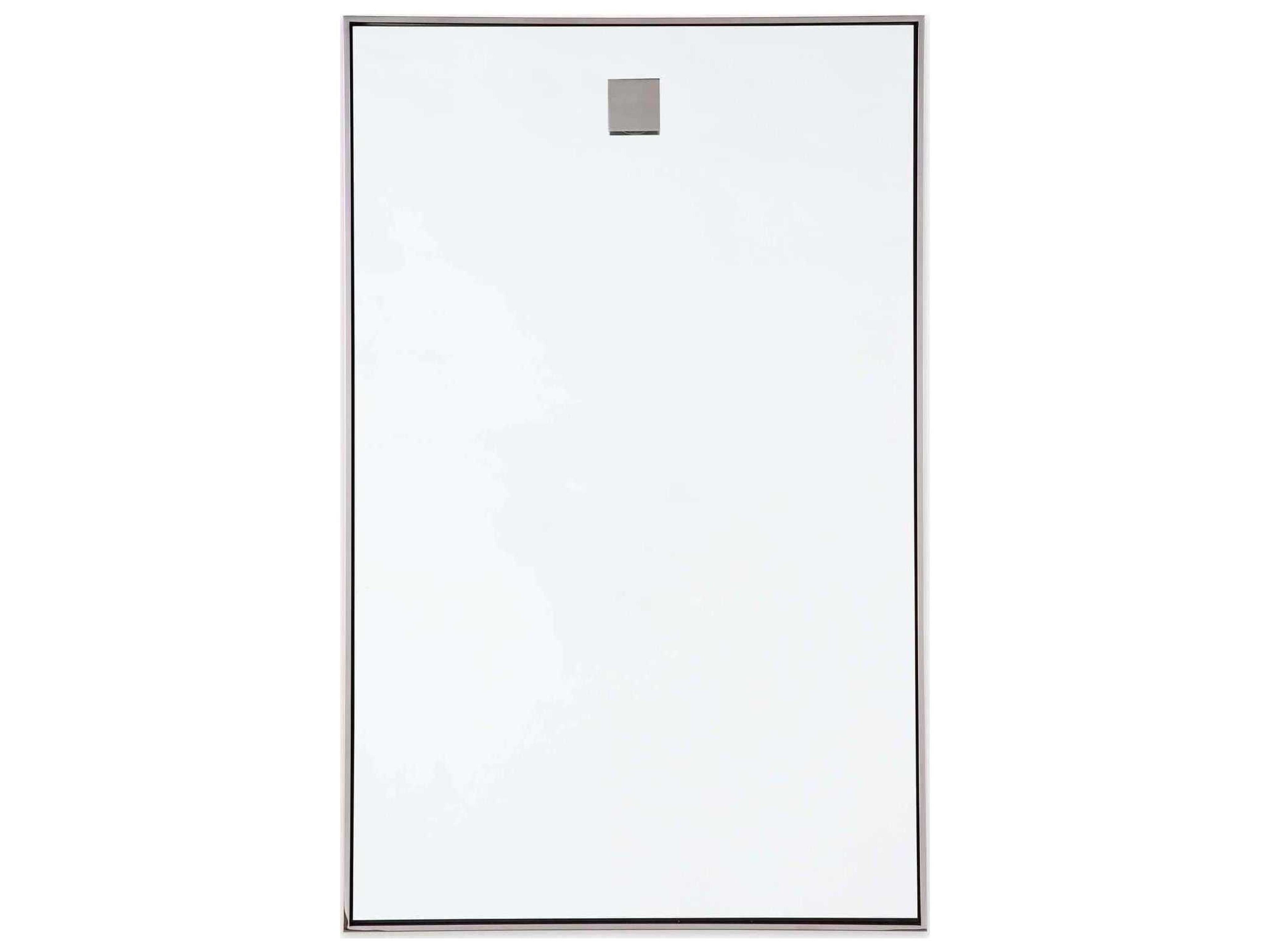 Regina Andrew Polished Nickel Rectangular Wall Mirror