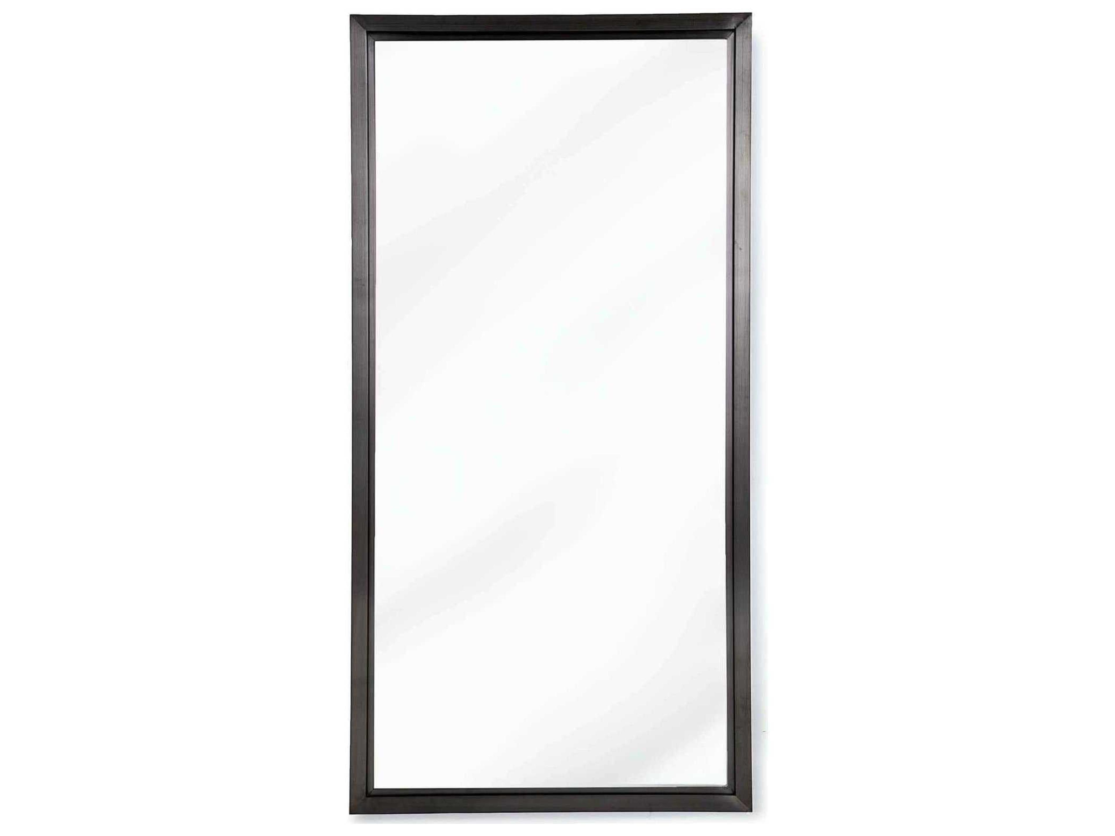 Regina Andrew Blackened Steel Rectangular Wall Mirror