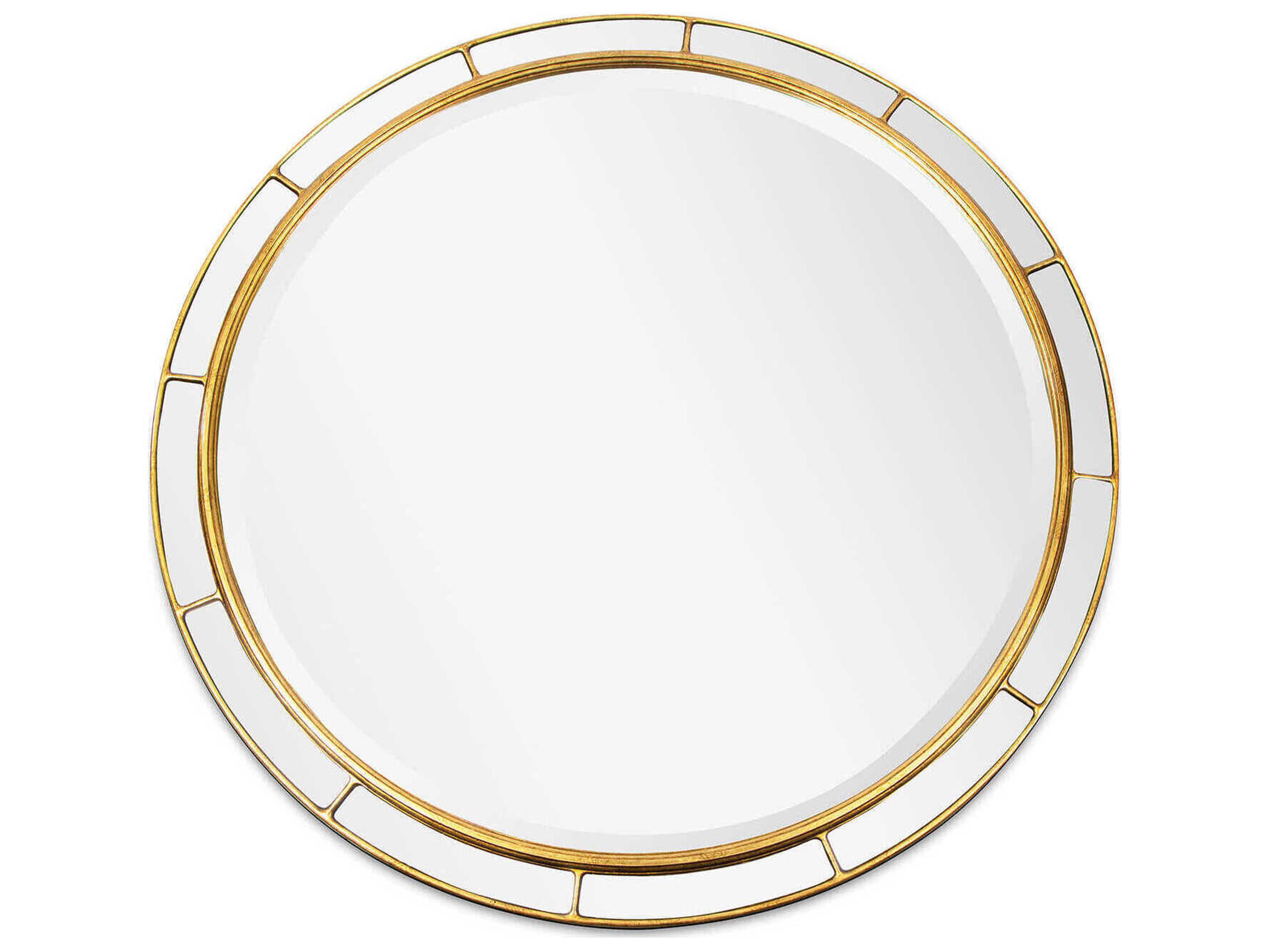 Regina Andrew Plaza Antique Gold Leaf Round Wall Mirror
