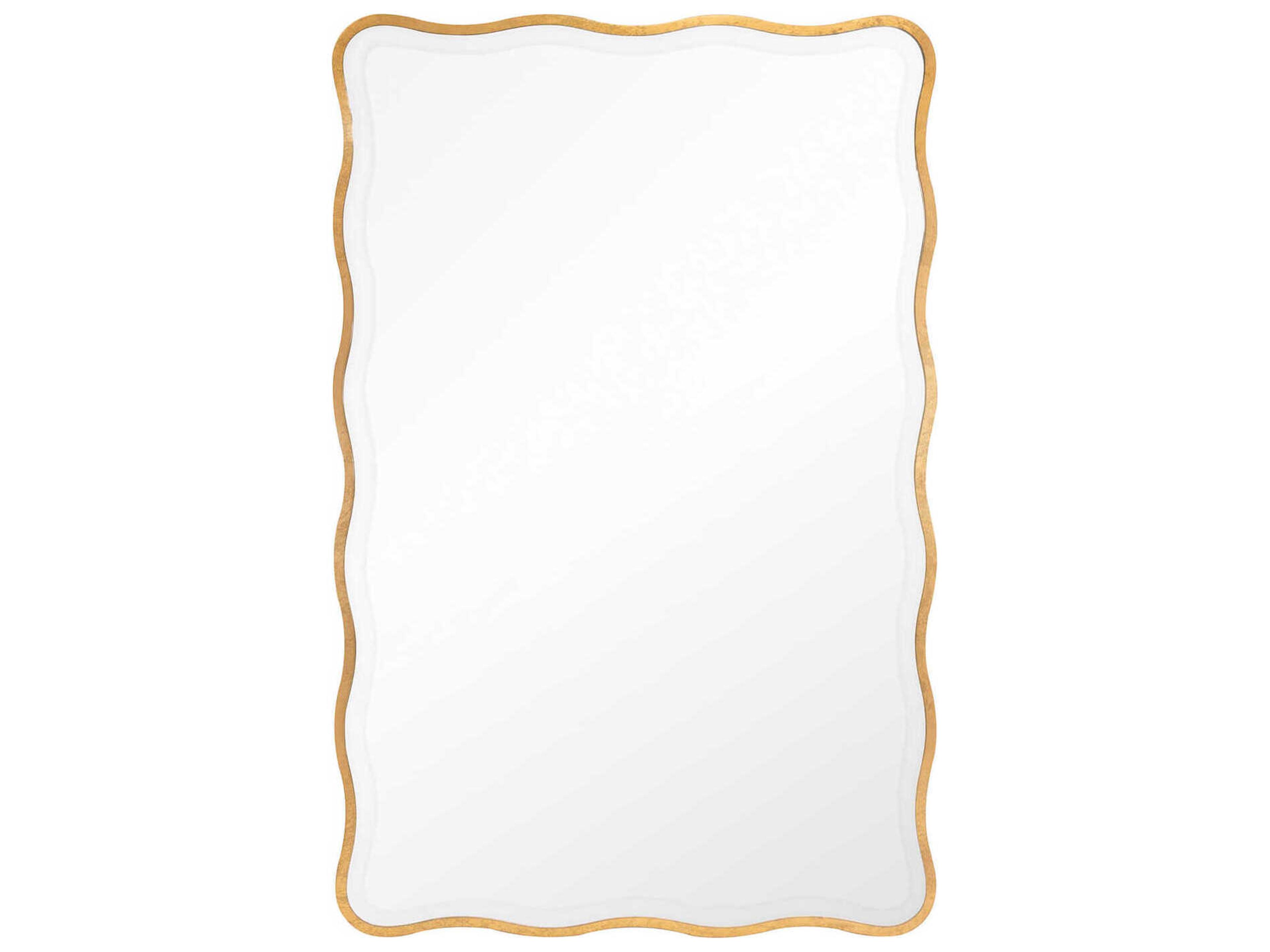 Regina Andrew Gold Leaf Rectangular Wall Mirror