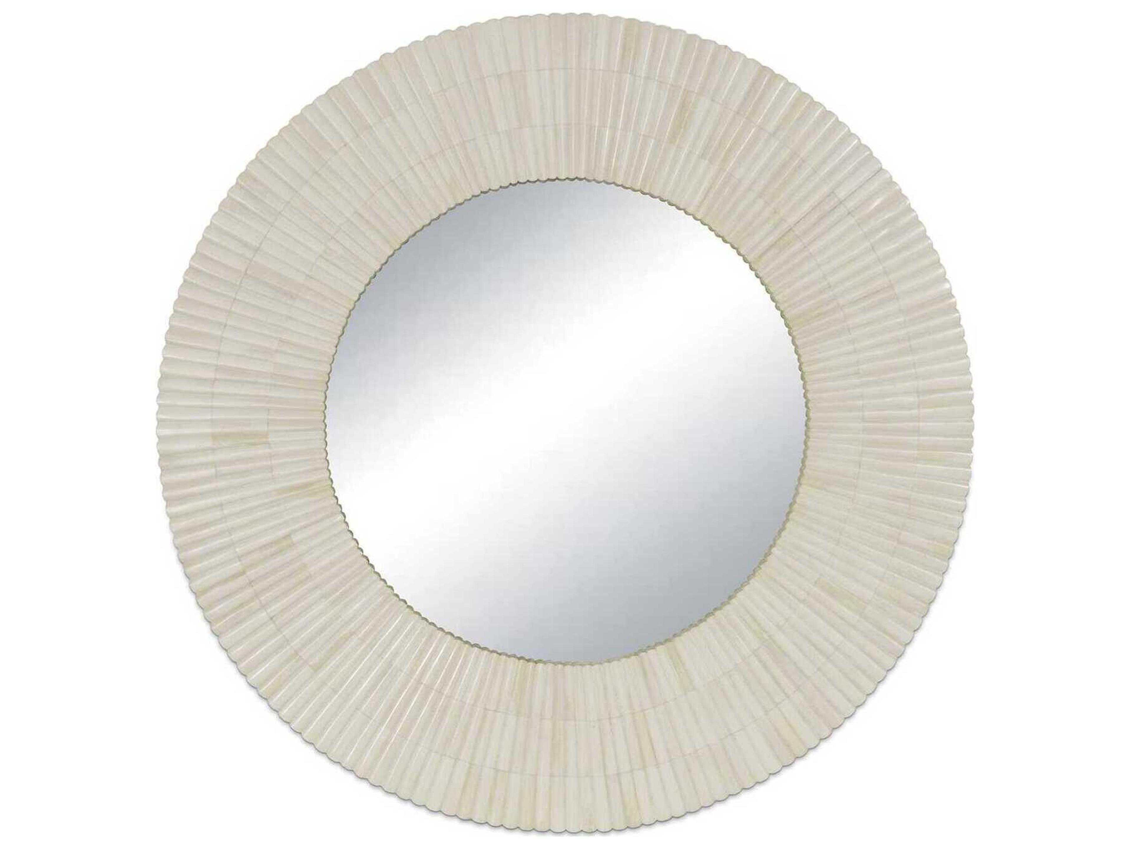 Regina Andrew Mirabelle Round Natural Wall Mirror