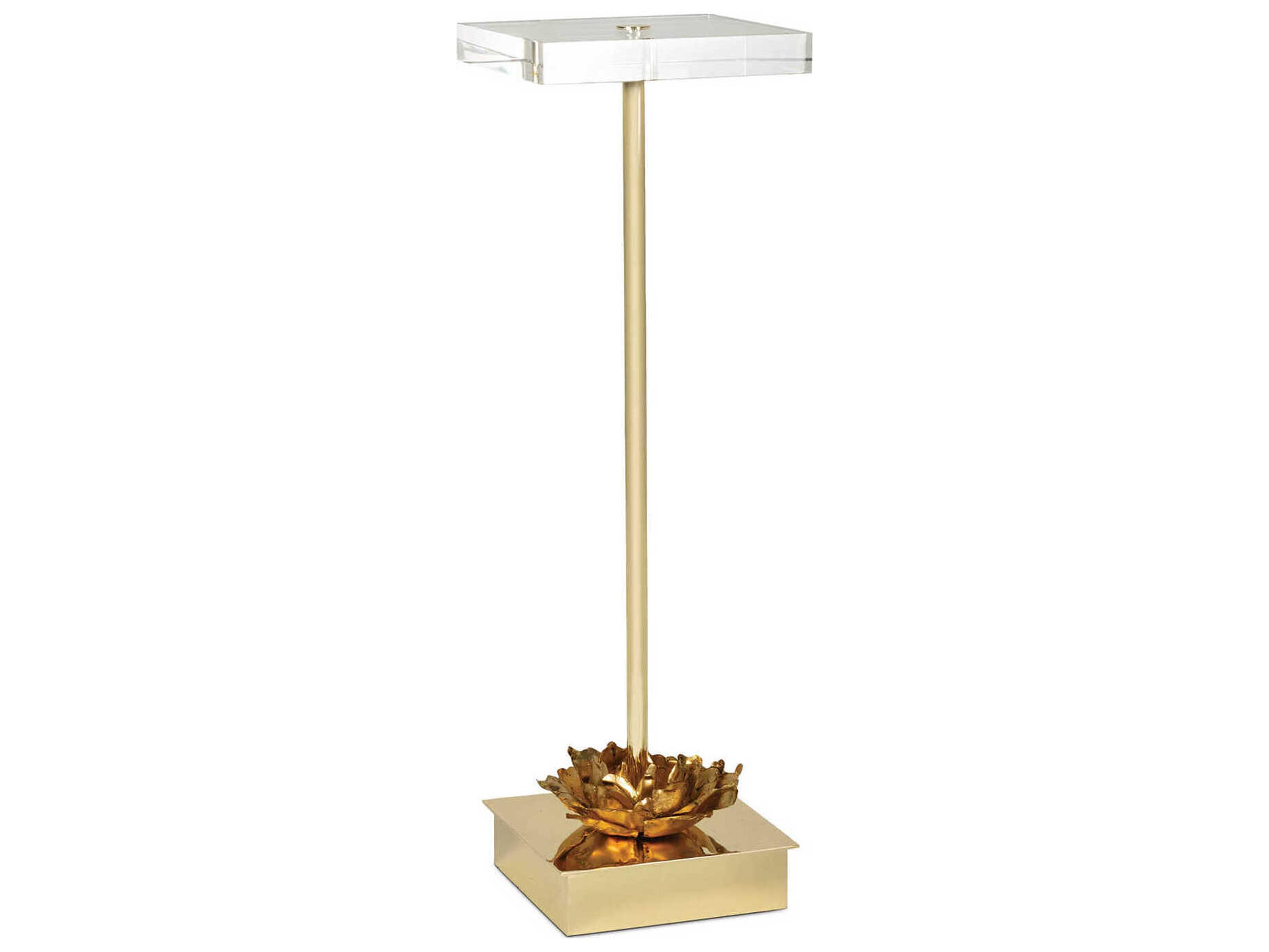 Regina Andrew Adeline Square Gold End Table