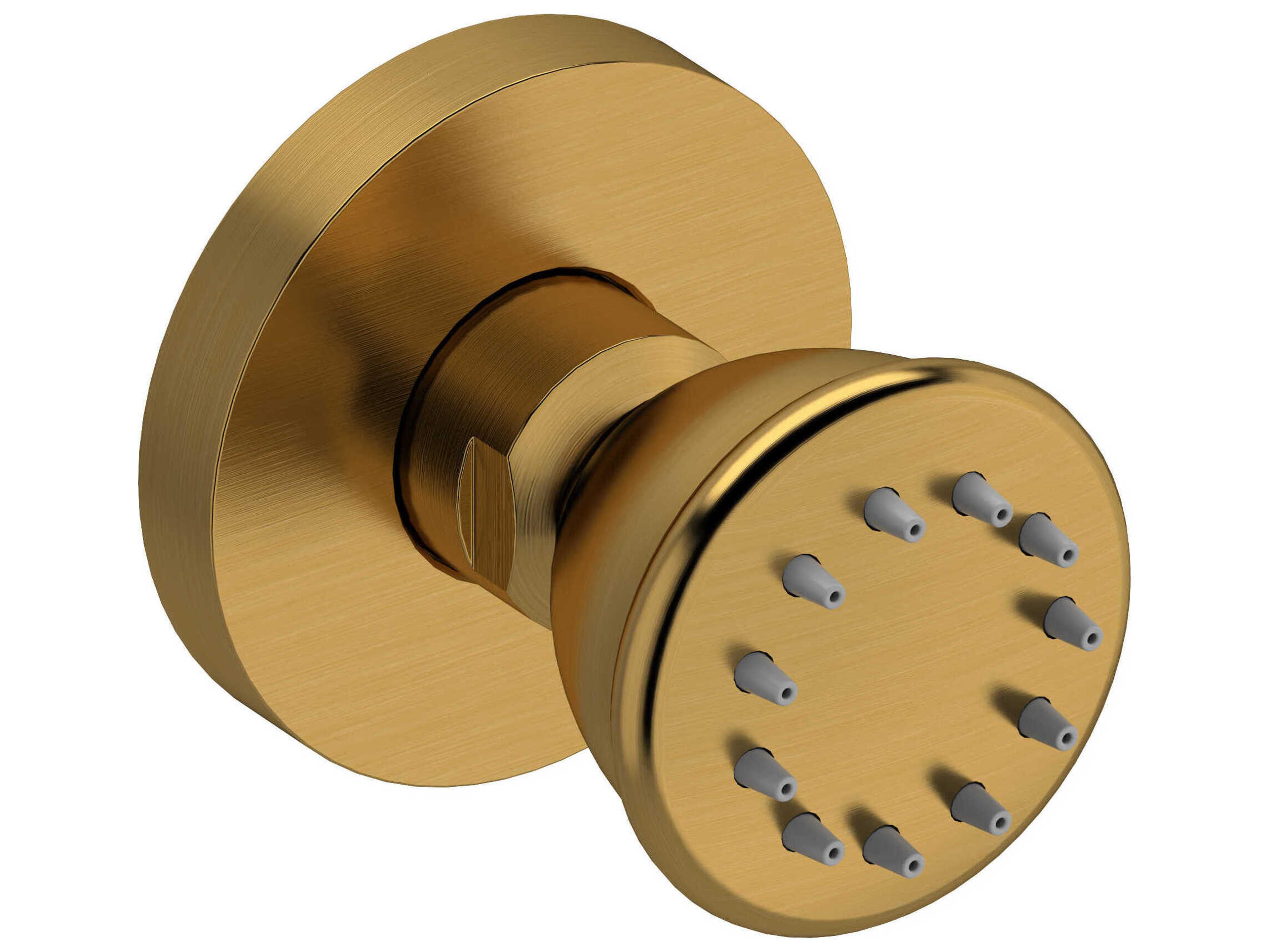 Riobel Brushed Gold Single Function Body Spray