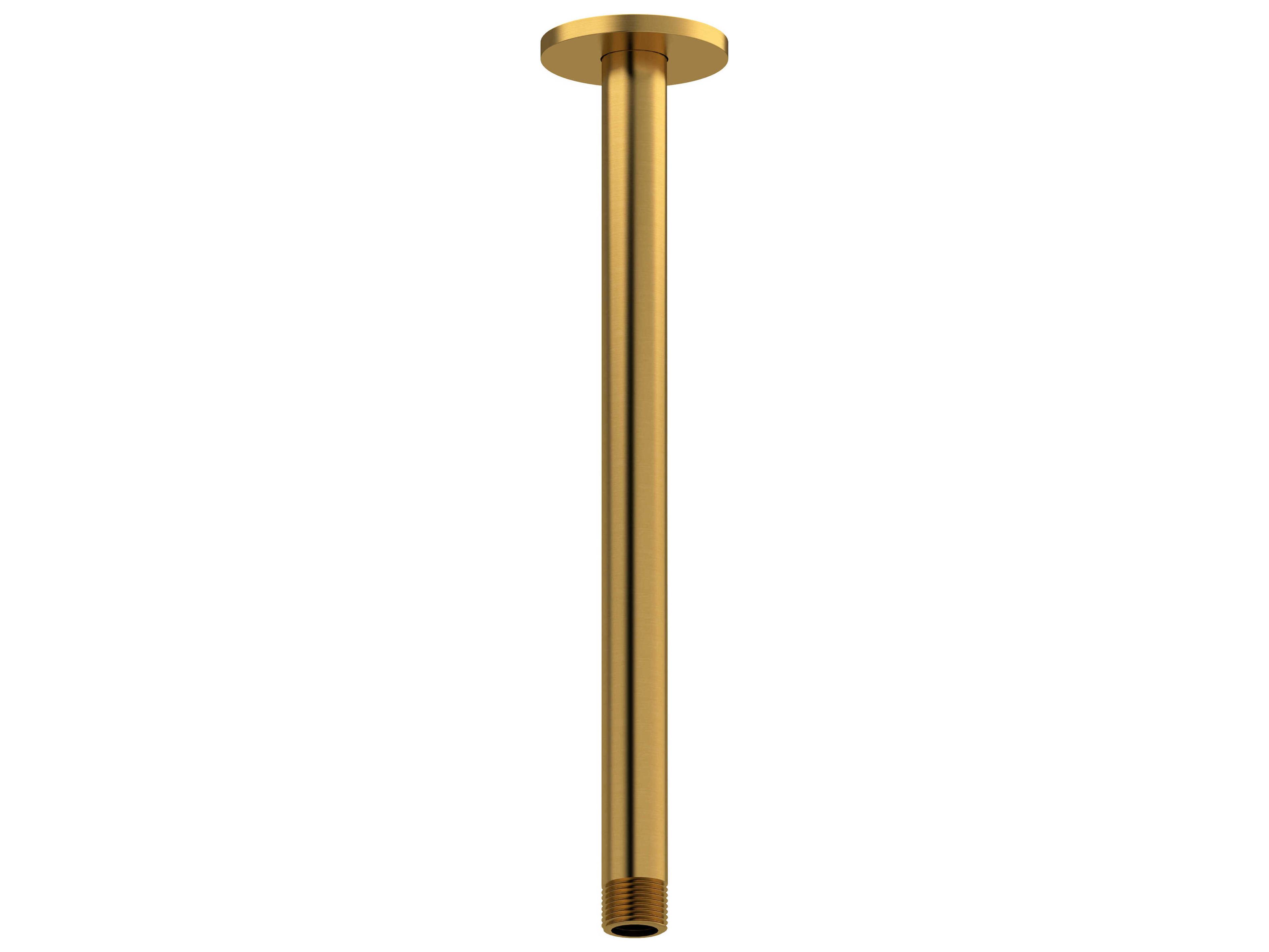 Riobel Brushed Gold Ceiling Mount Shower Arm