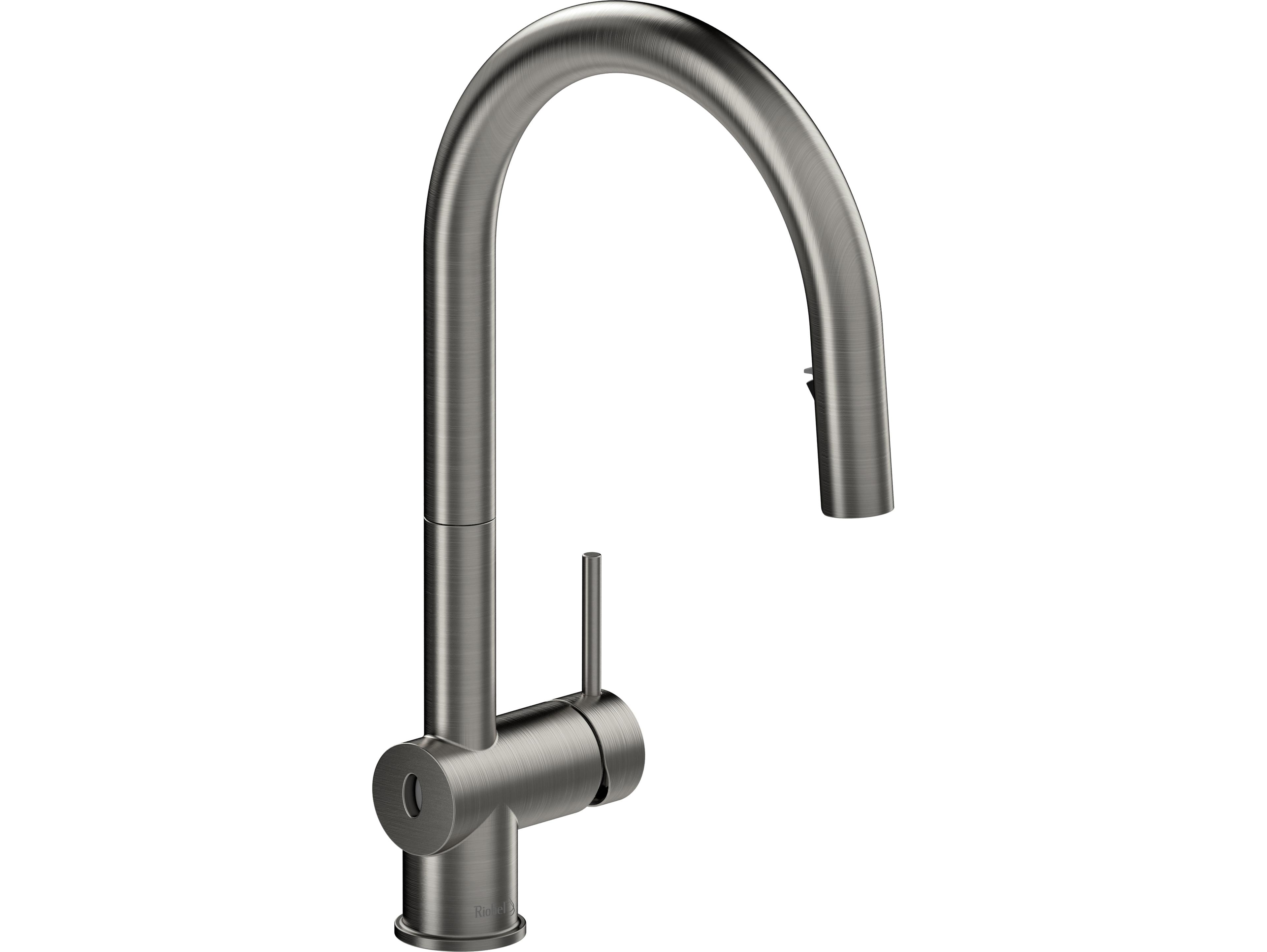 Riobel Azure Pull-Down Touchless Kitchen Faucet with C-Spout