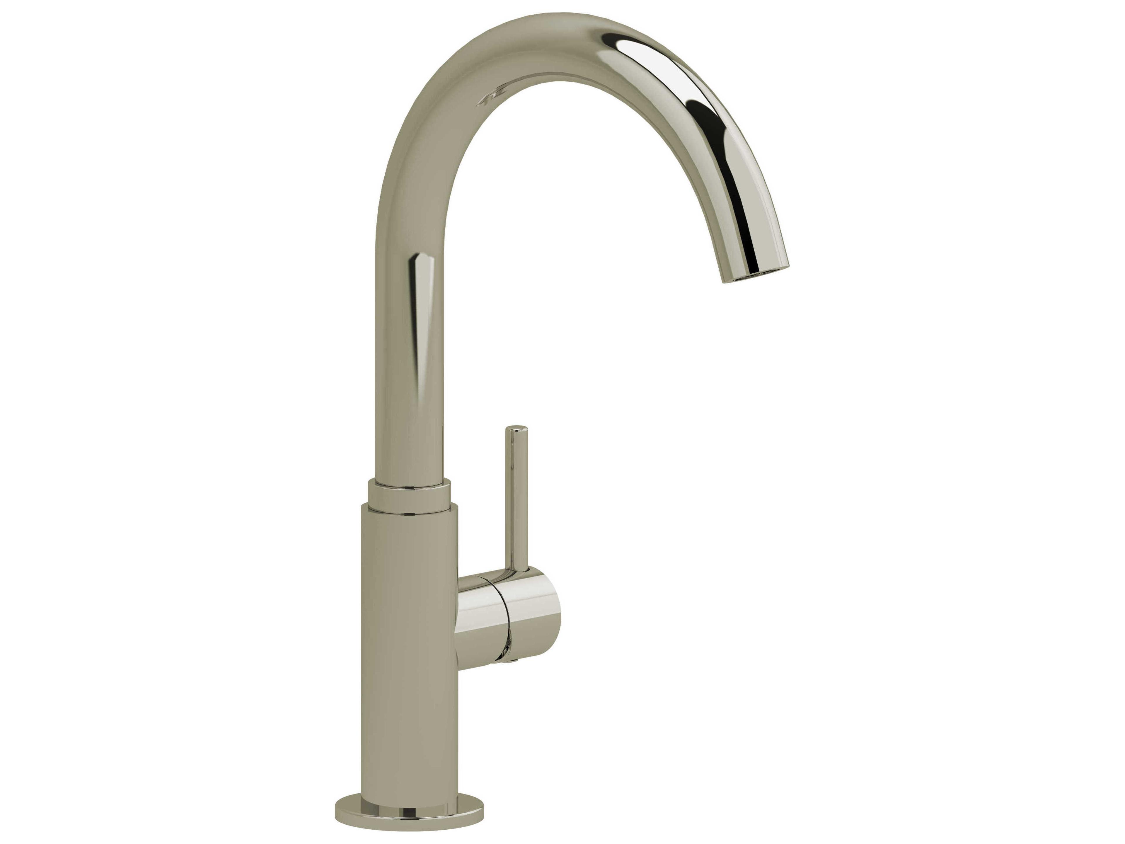Riobel Azure Polished Nickel Food Prep Kitchen Faucet with C-Spout