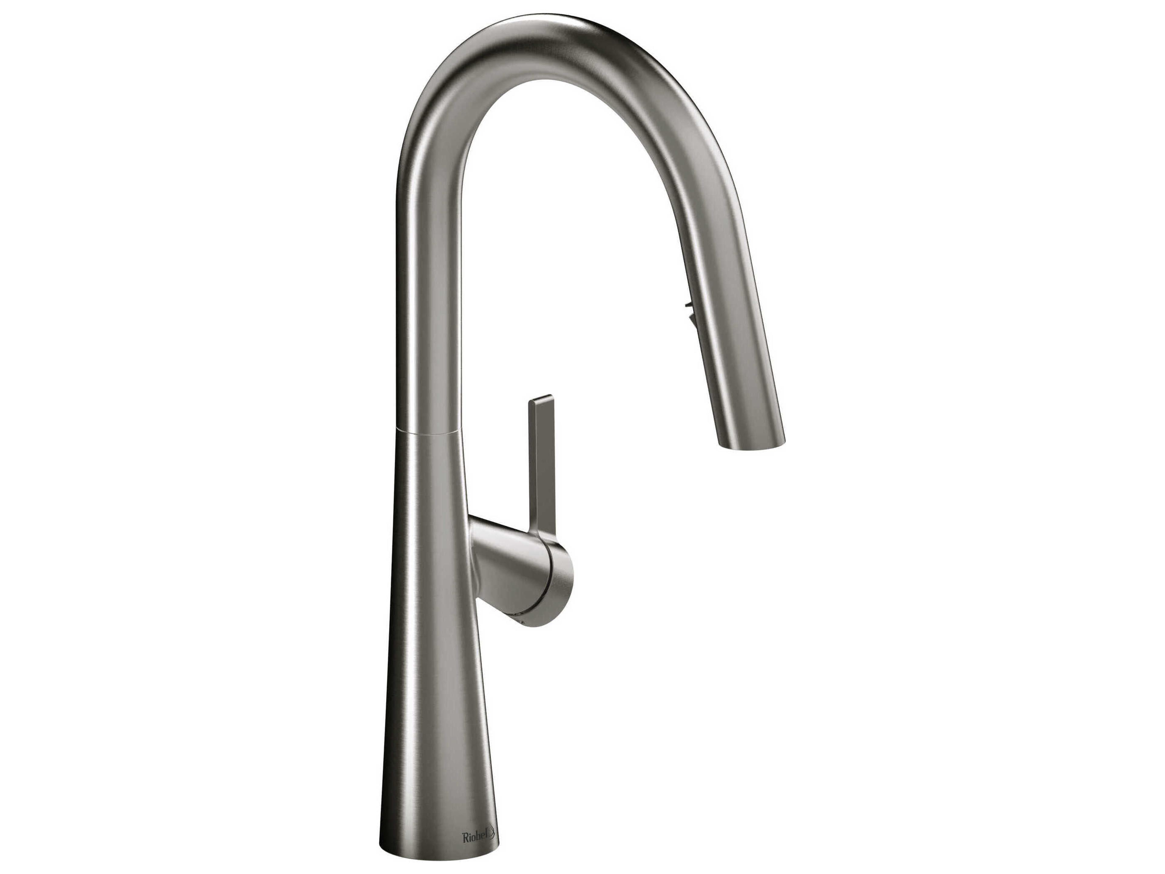 Riobel Ludik Stainless Steel Pull-Down Kitchen Faucet