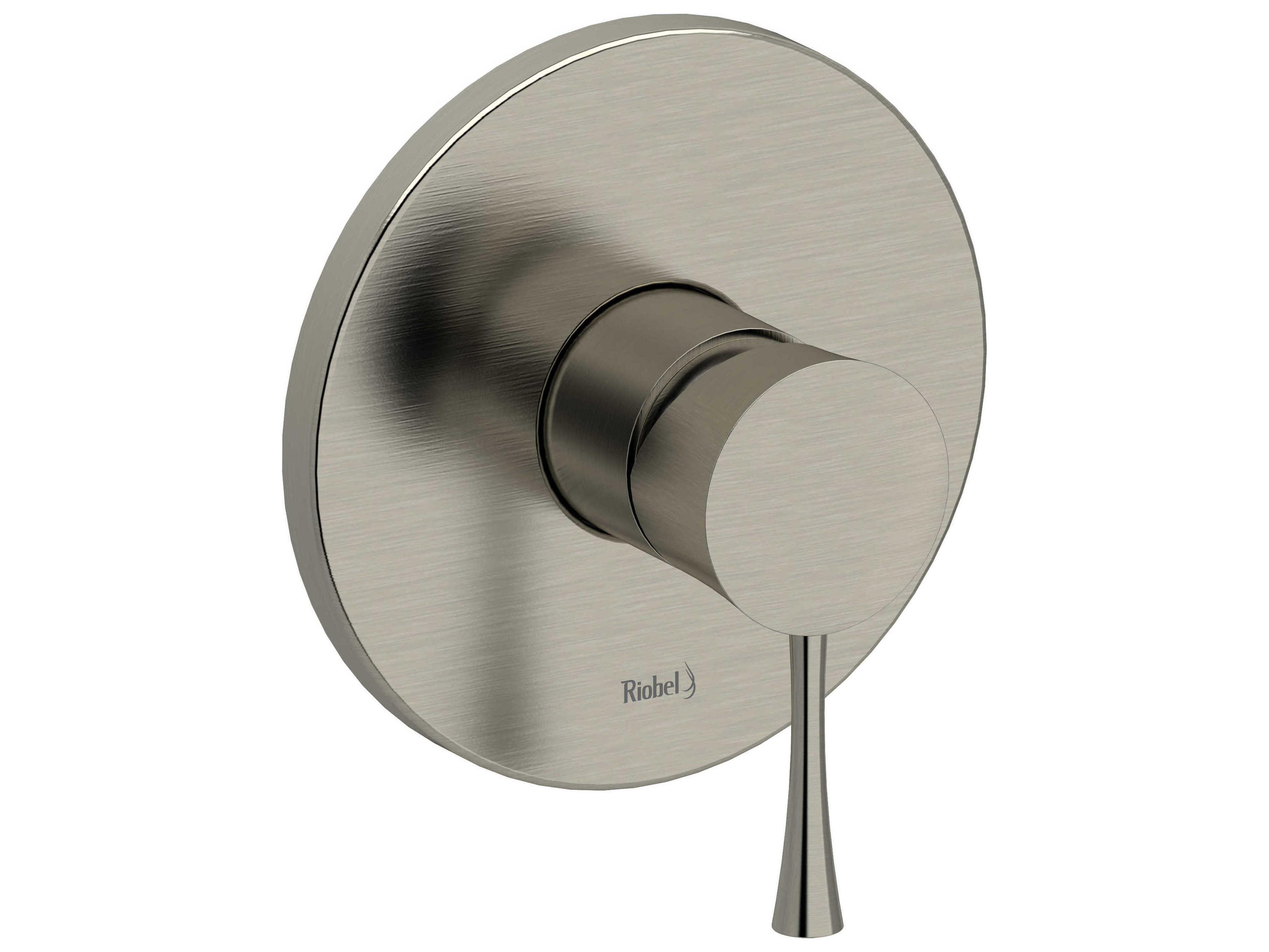 Riobel Edge Brushed Nickel Type P Pressure Balance Valve Trim