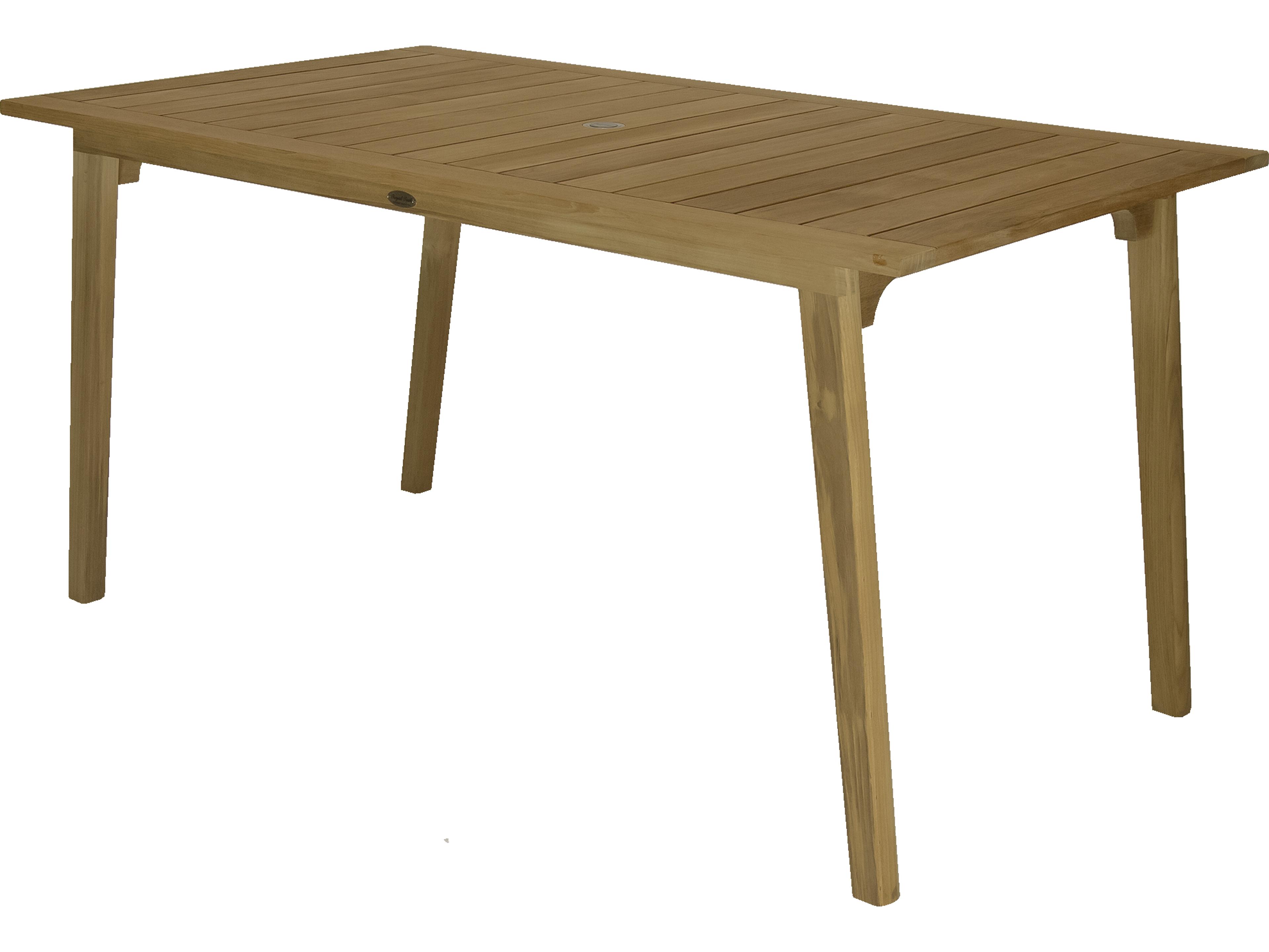 Royal Teak Collection Admiral Rectangular Patio Counter Table