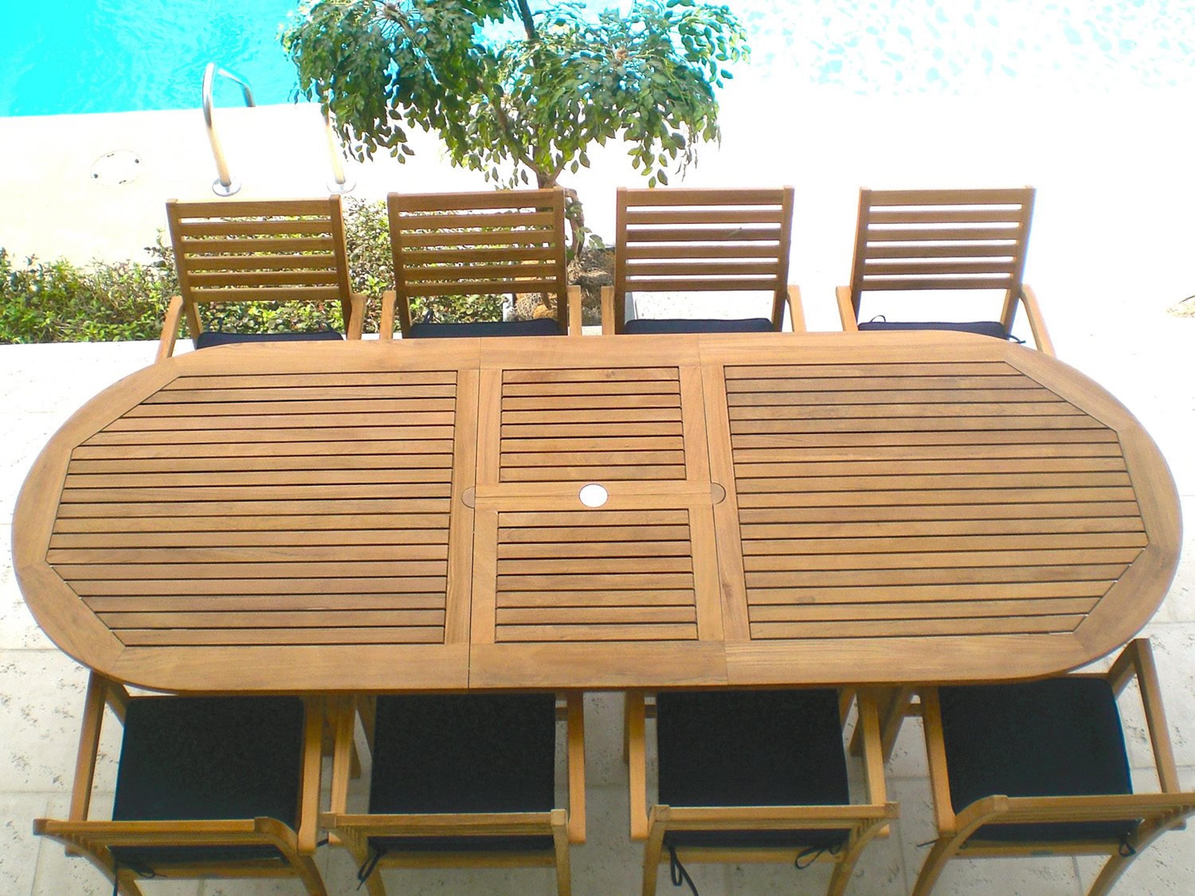 Royal Teak Collection Classic Teak Casual Patio Dining Set