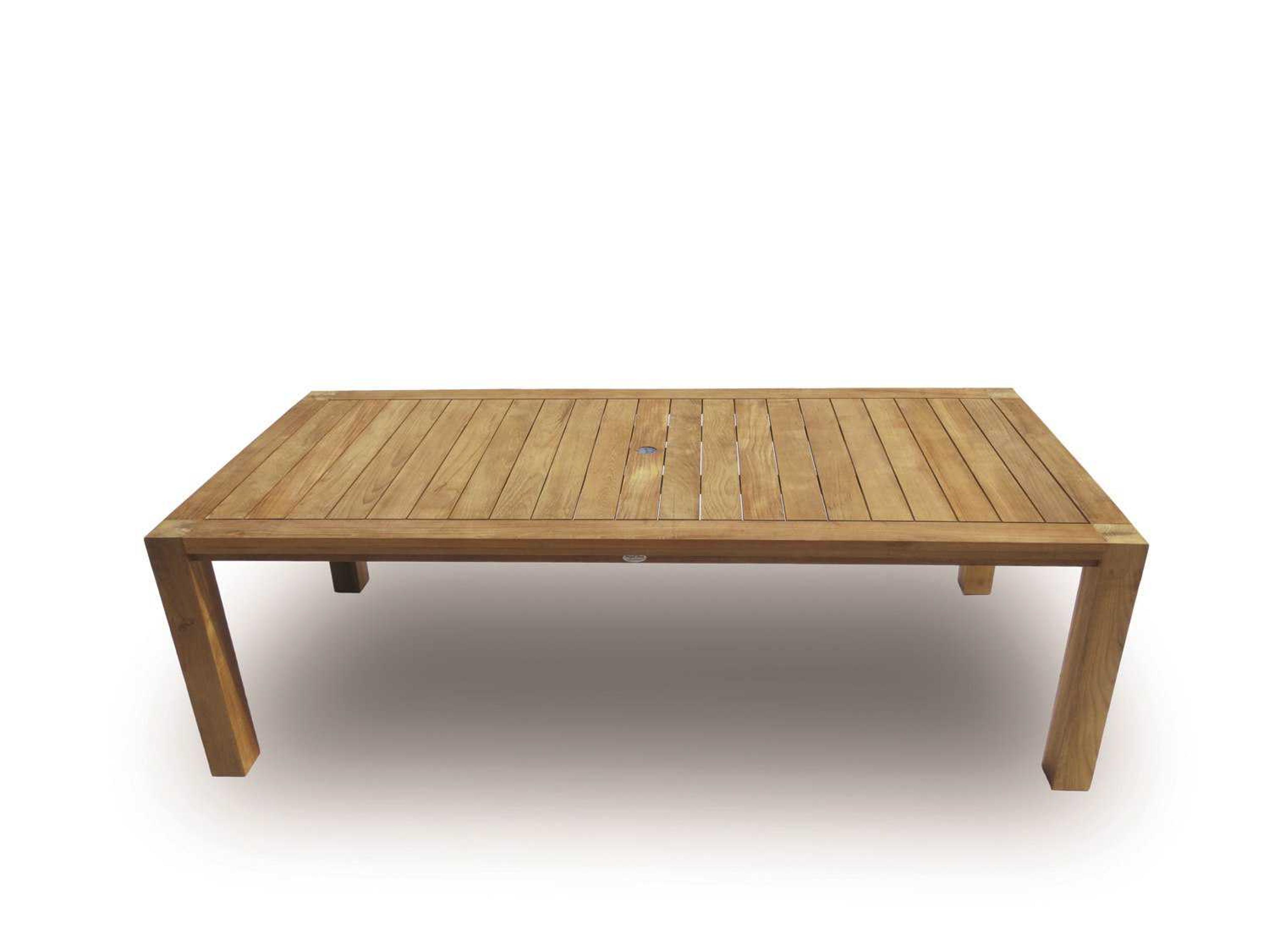 Royal Teak Collection Comfort Rectangular Patio Dining Table