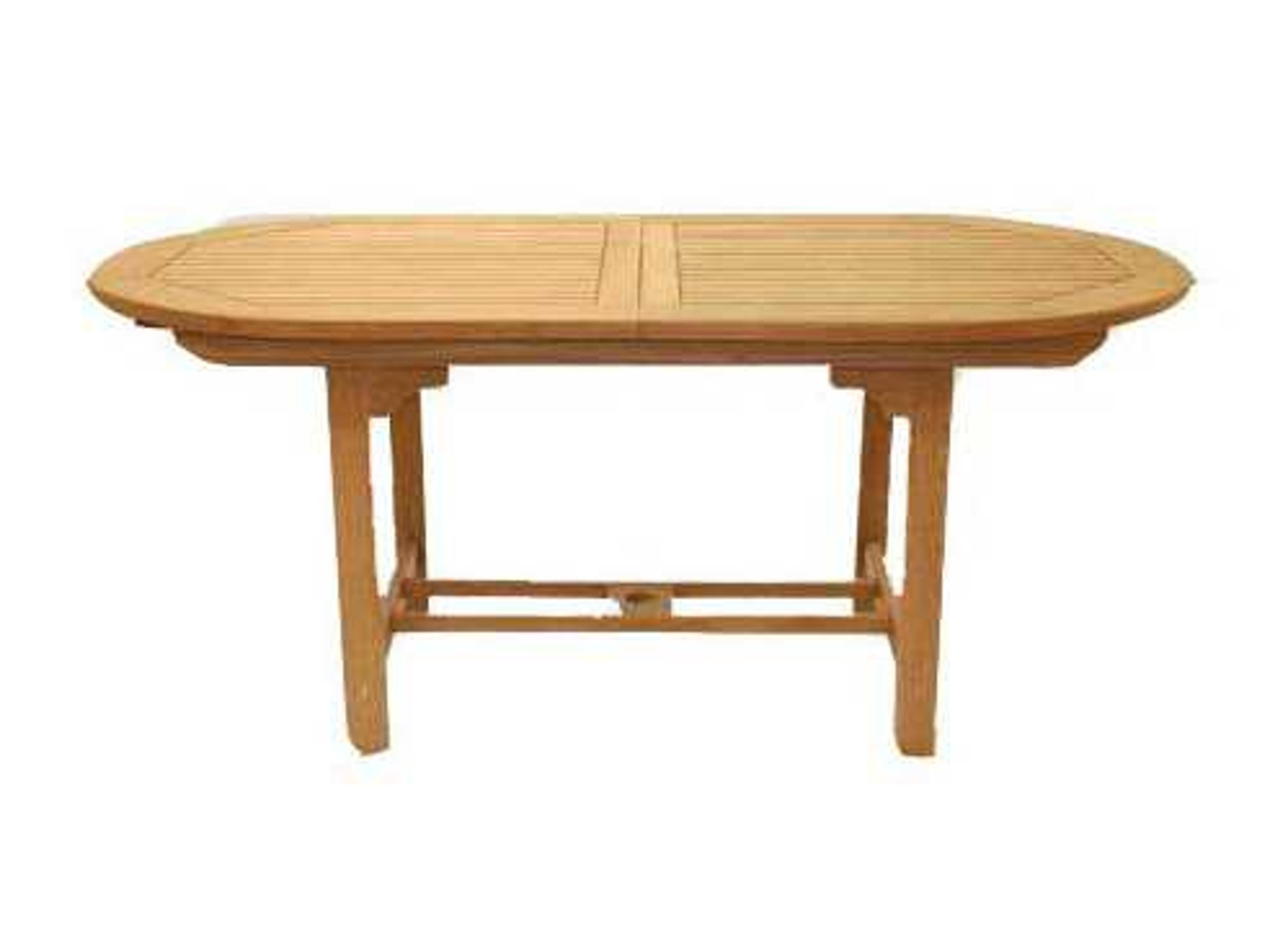 Royal Teak Collection Expansion Oval Family Outdoor Dining Table