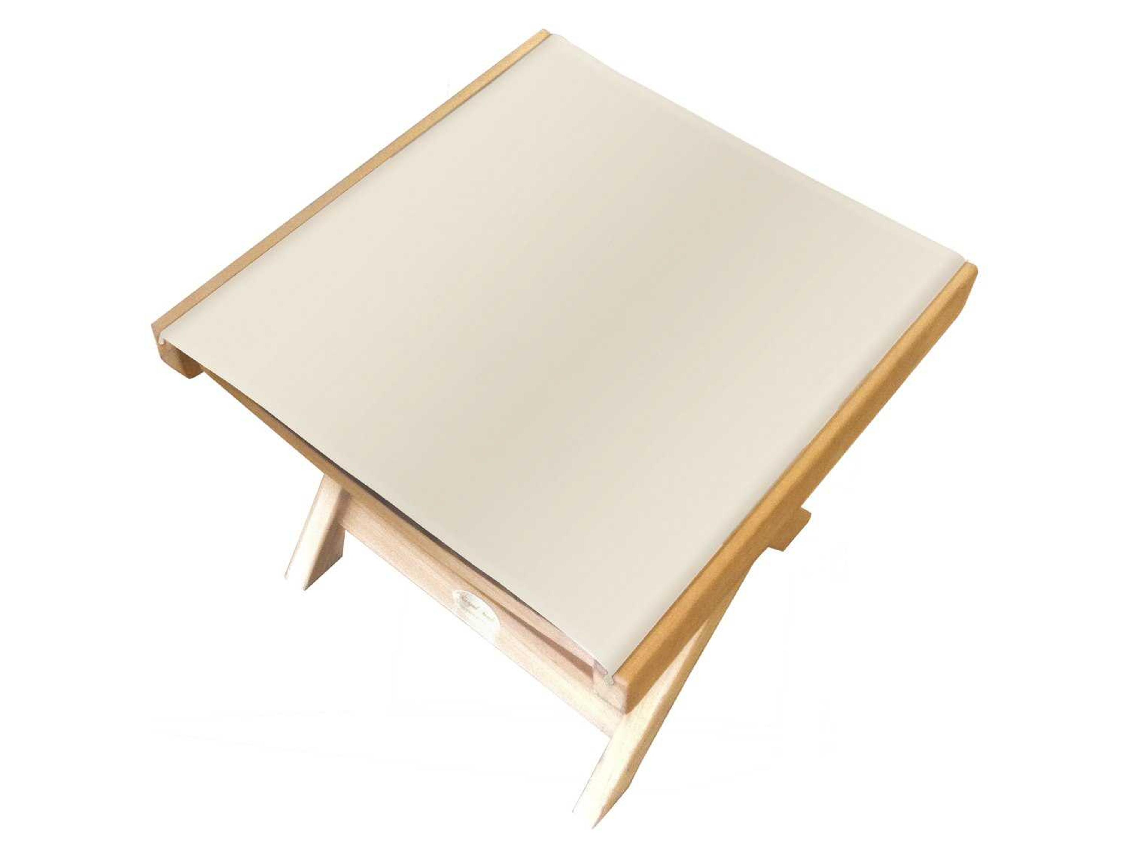 Royal Teak Collection Florida White Sling Footrest