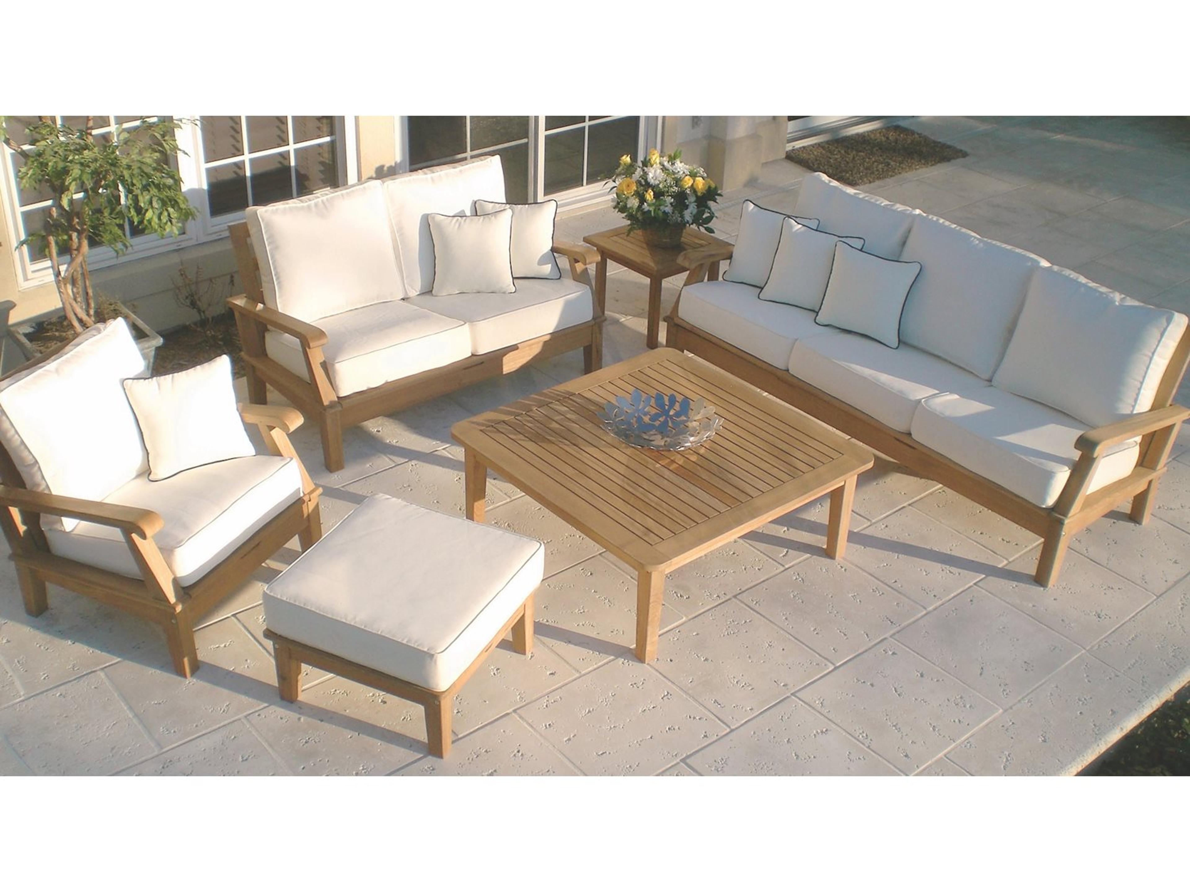 Royal Teak Collection Miami Outdoor Lounge Set